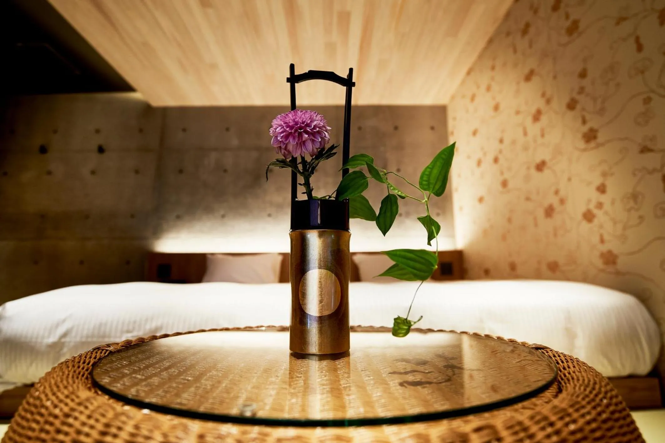 Bed in Kikokutei Bekkan