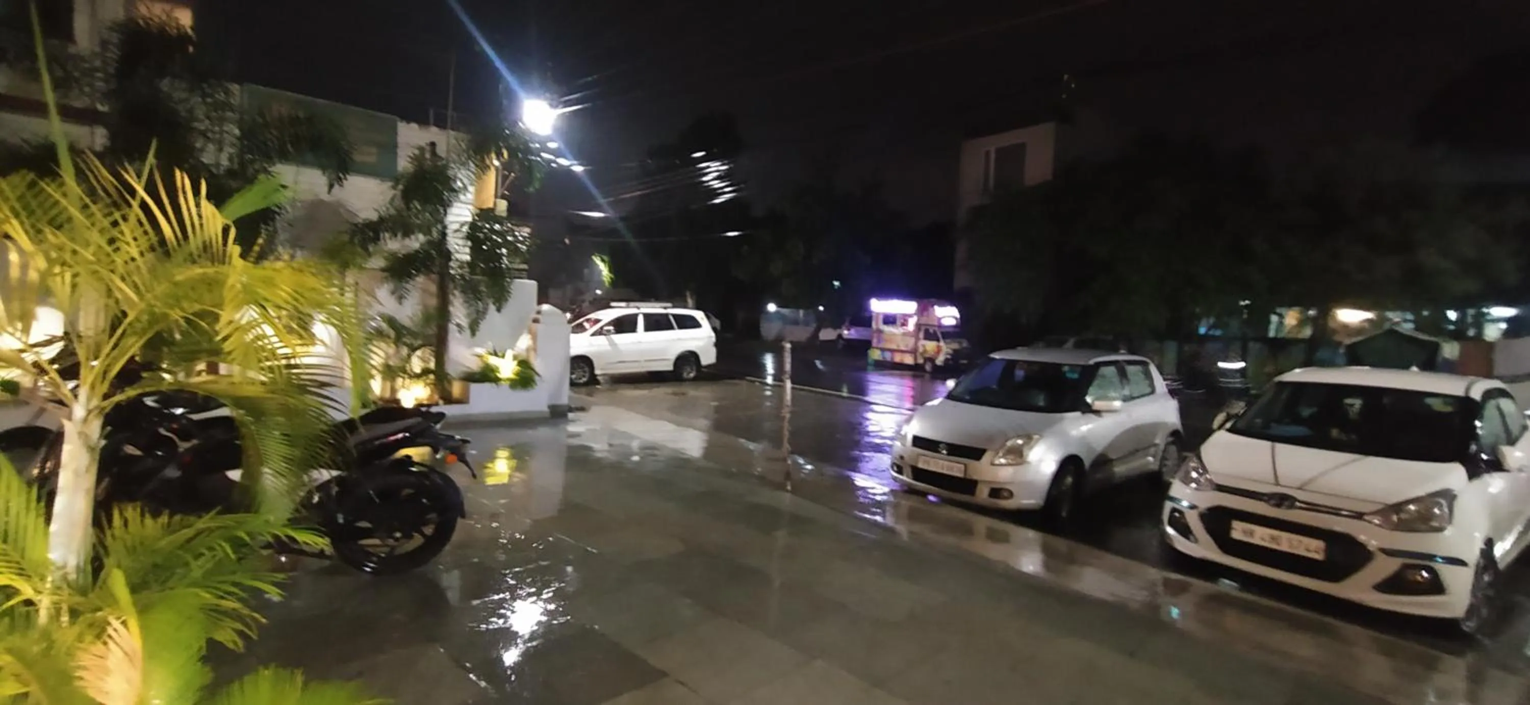 Parking in Hotel Samrat