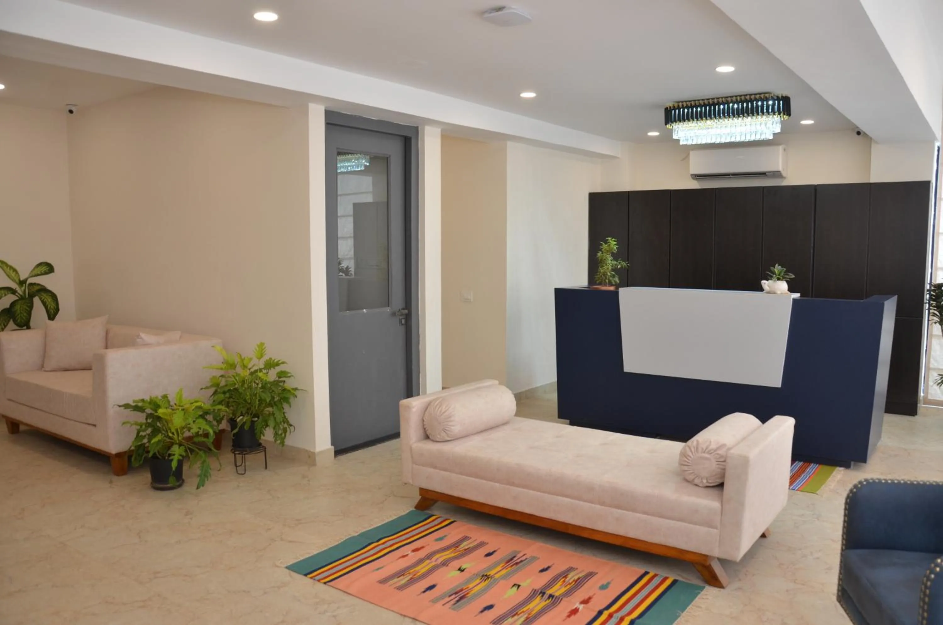 Lobby or reception in Lords Eco Inn Belagavi