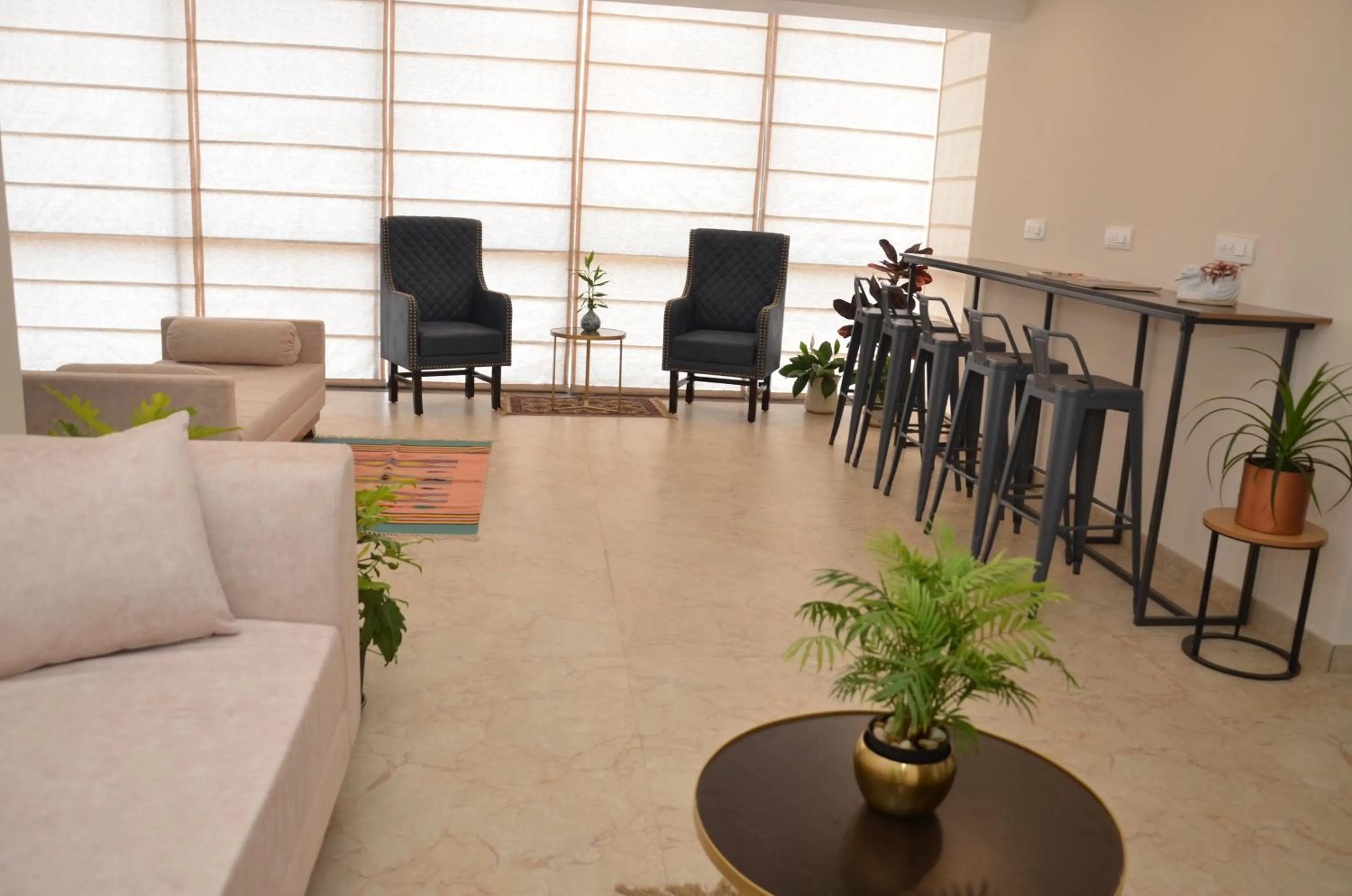 Lobby or reception in Lords Eco Inn Belagavi