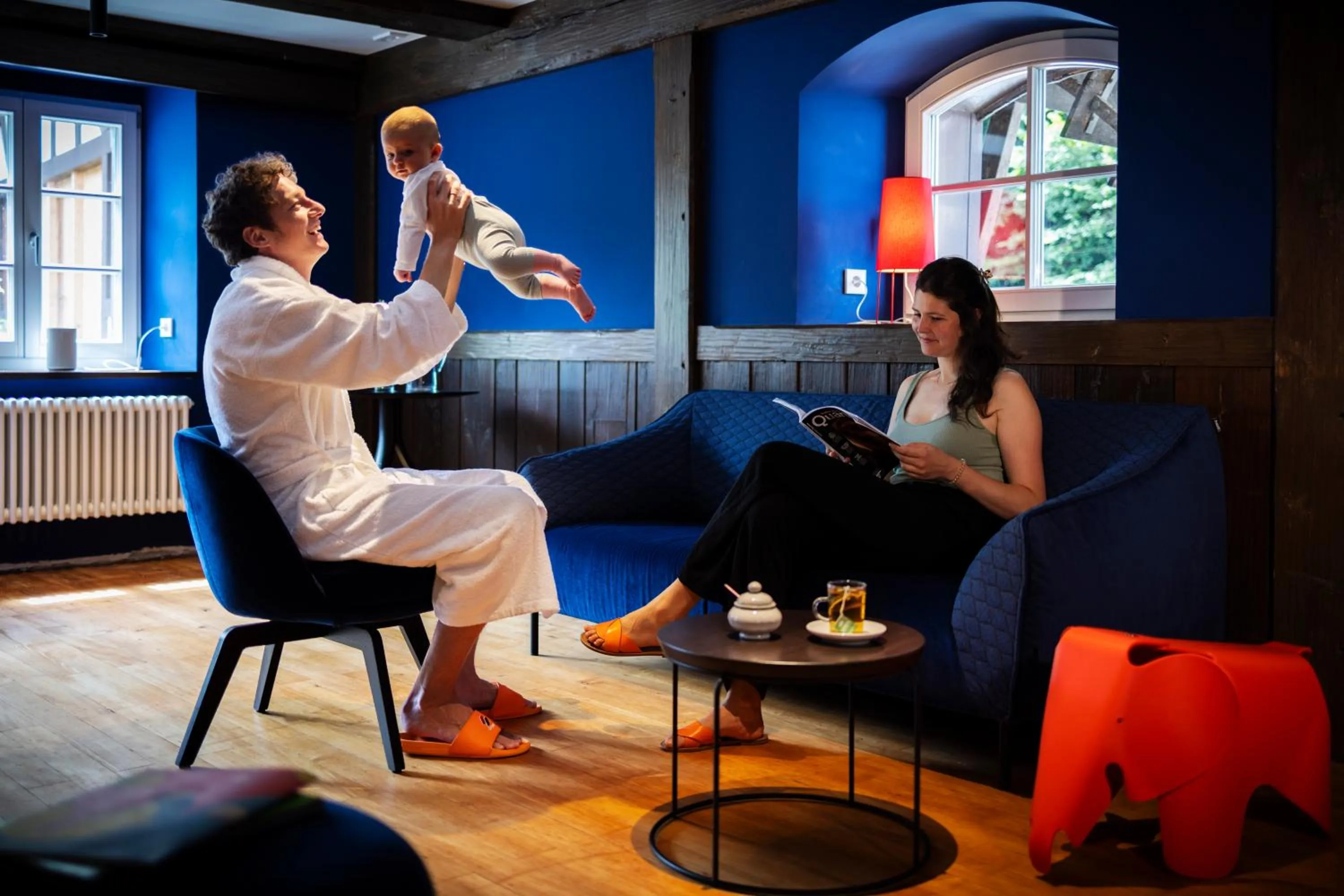 Lounge or bar in schlossmühle - lean luxury boutique hotel