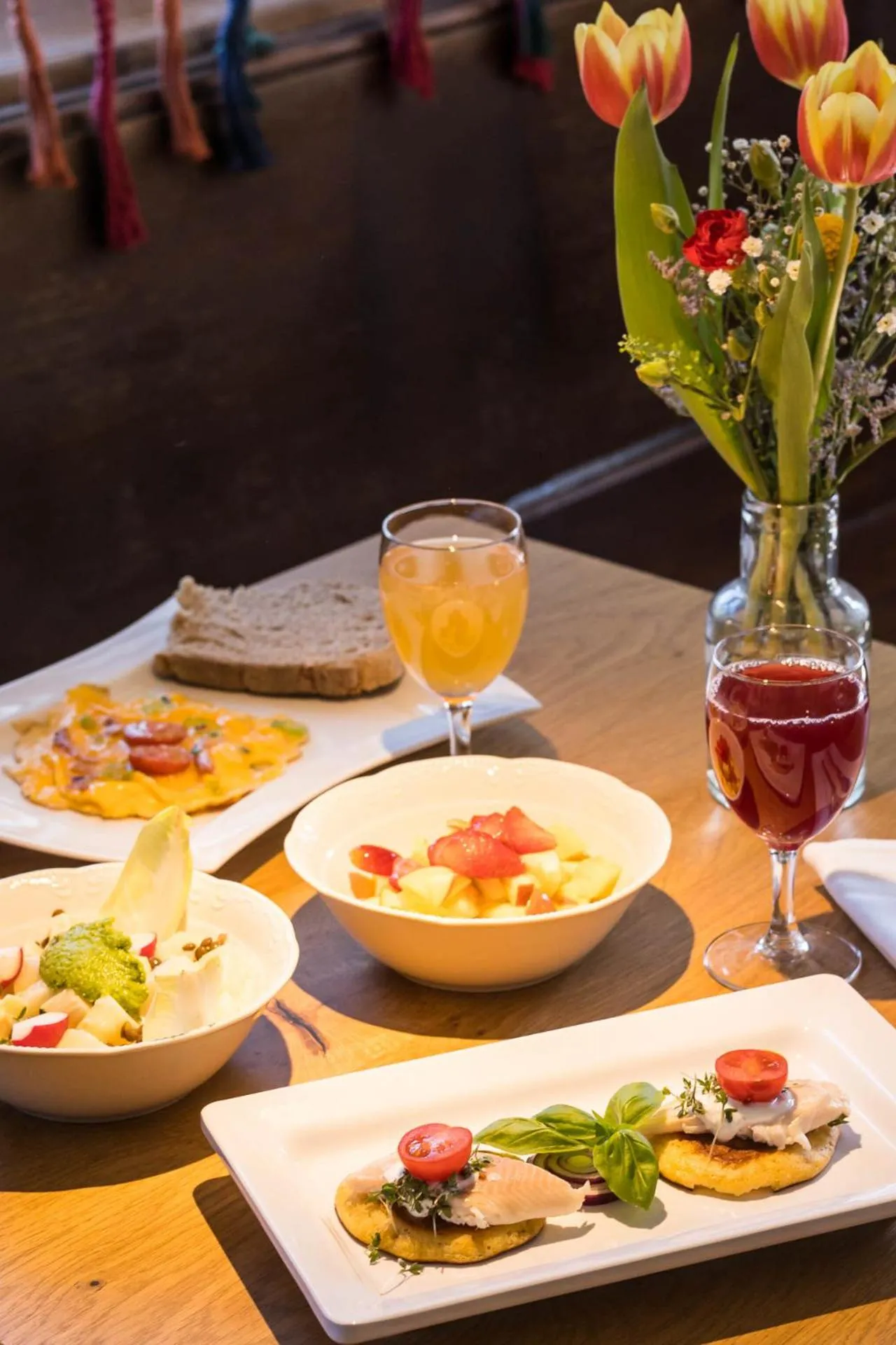 Breakfast in schlossmühle - lean luxury boutique hotel