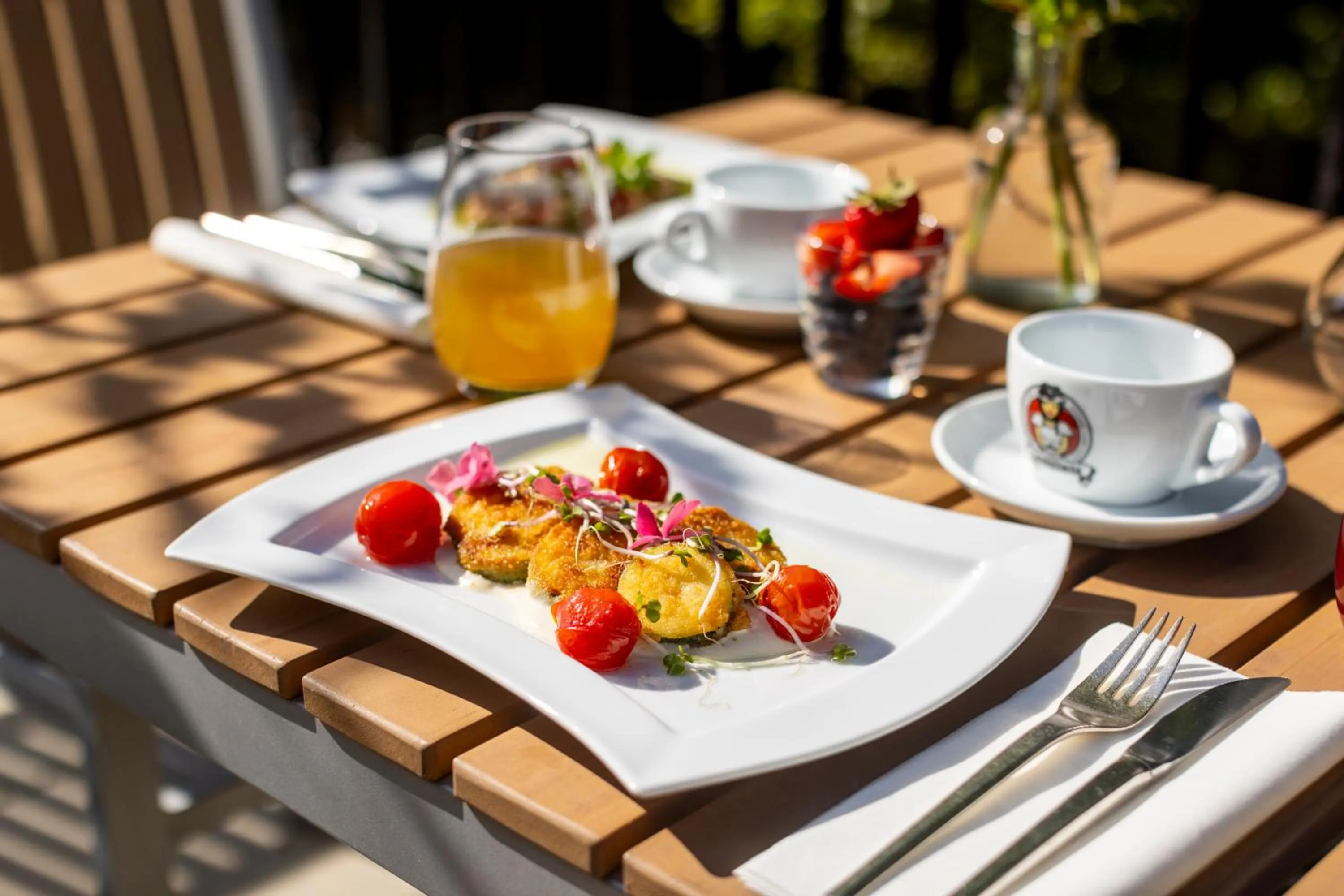 Breakfast in schlossmühle - lean luxury boutique hotel