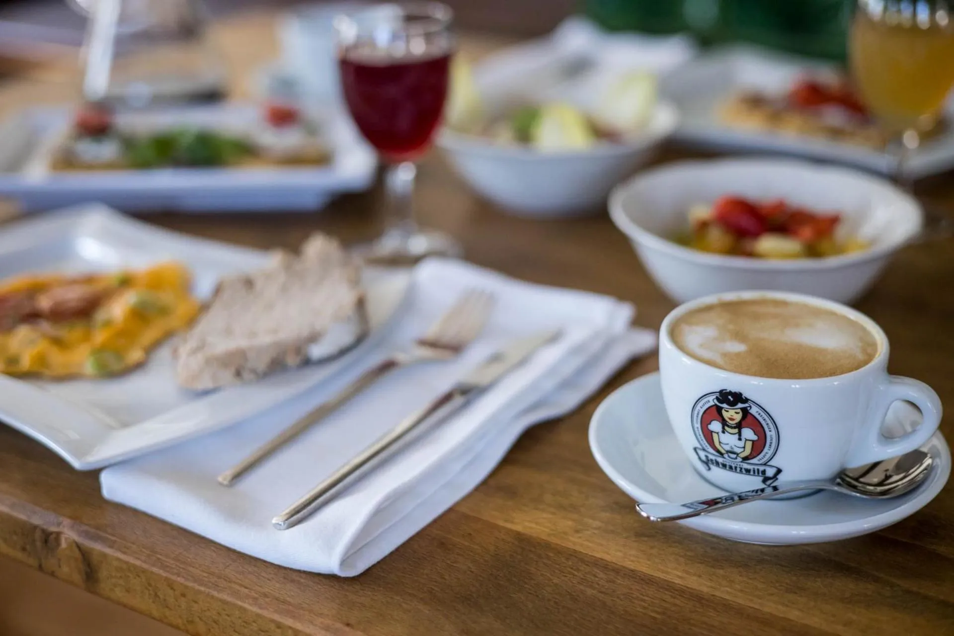 Breakfast in schlossmühle - lean luxury boutique hotel