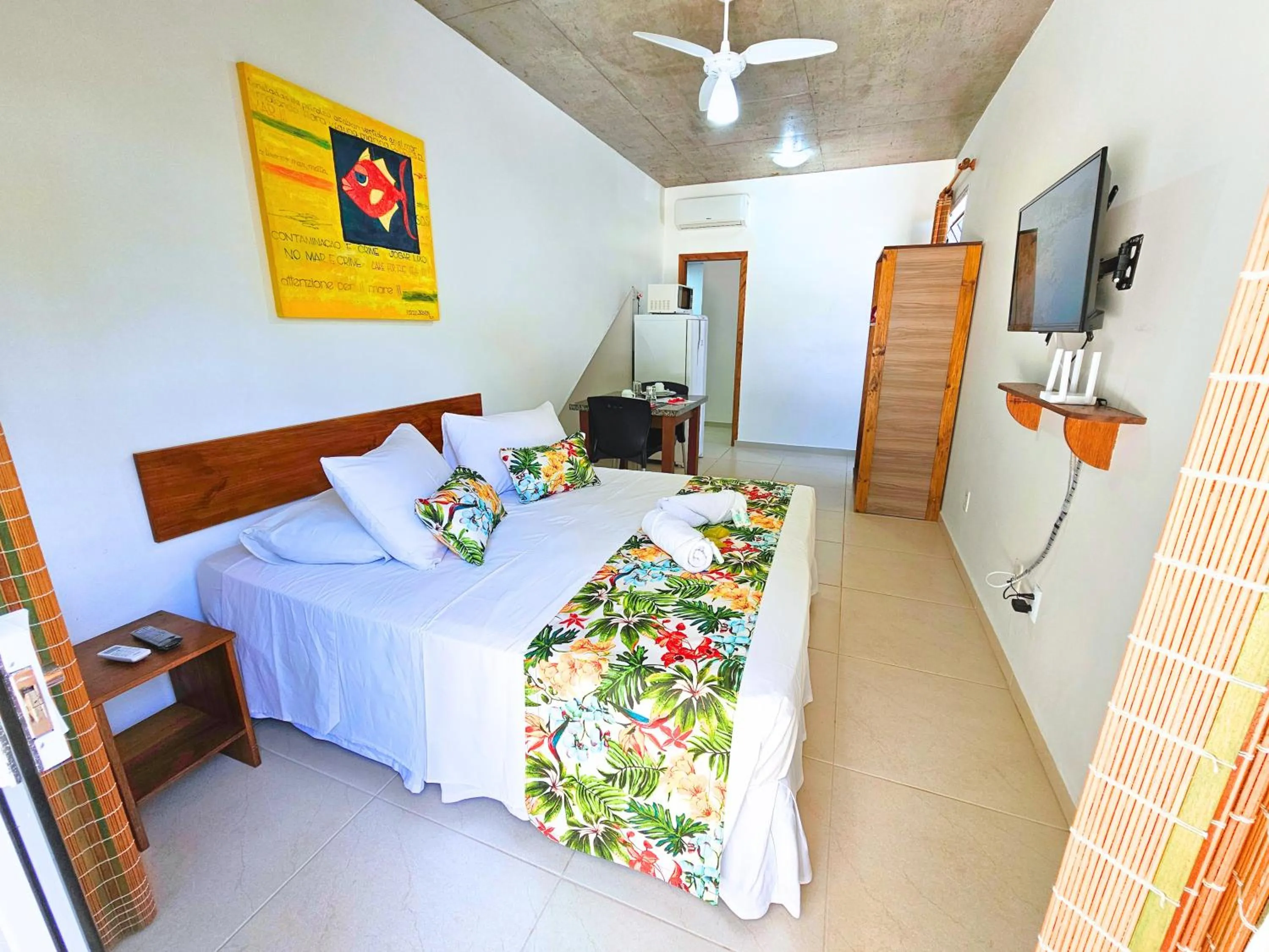 Bed in Refúgio da Lagoinha - Centro de Bombinhas