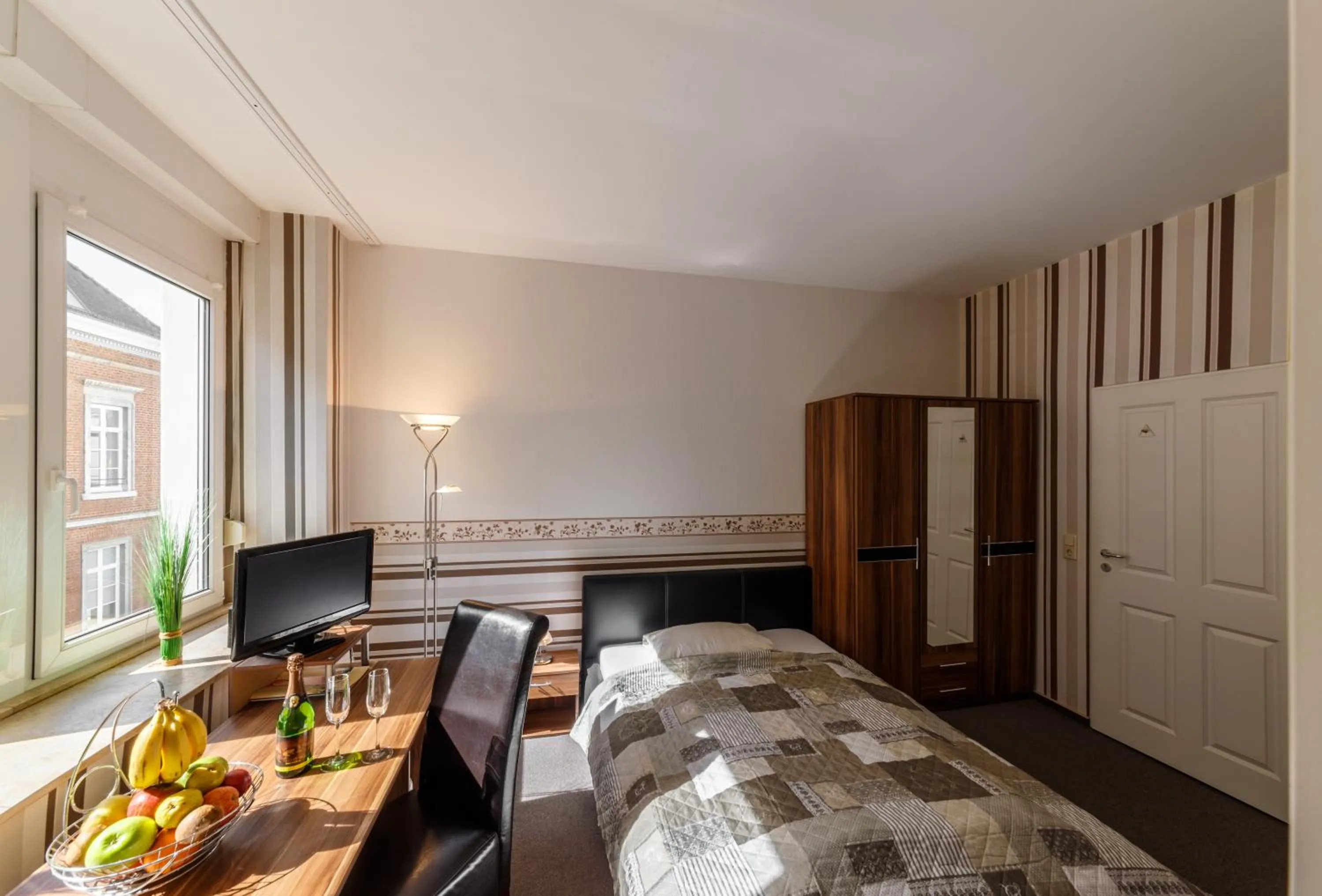 Bed in City Hotel Stolberg