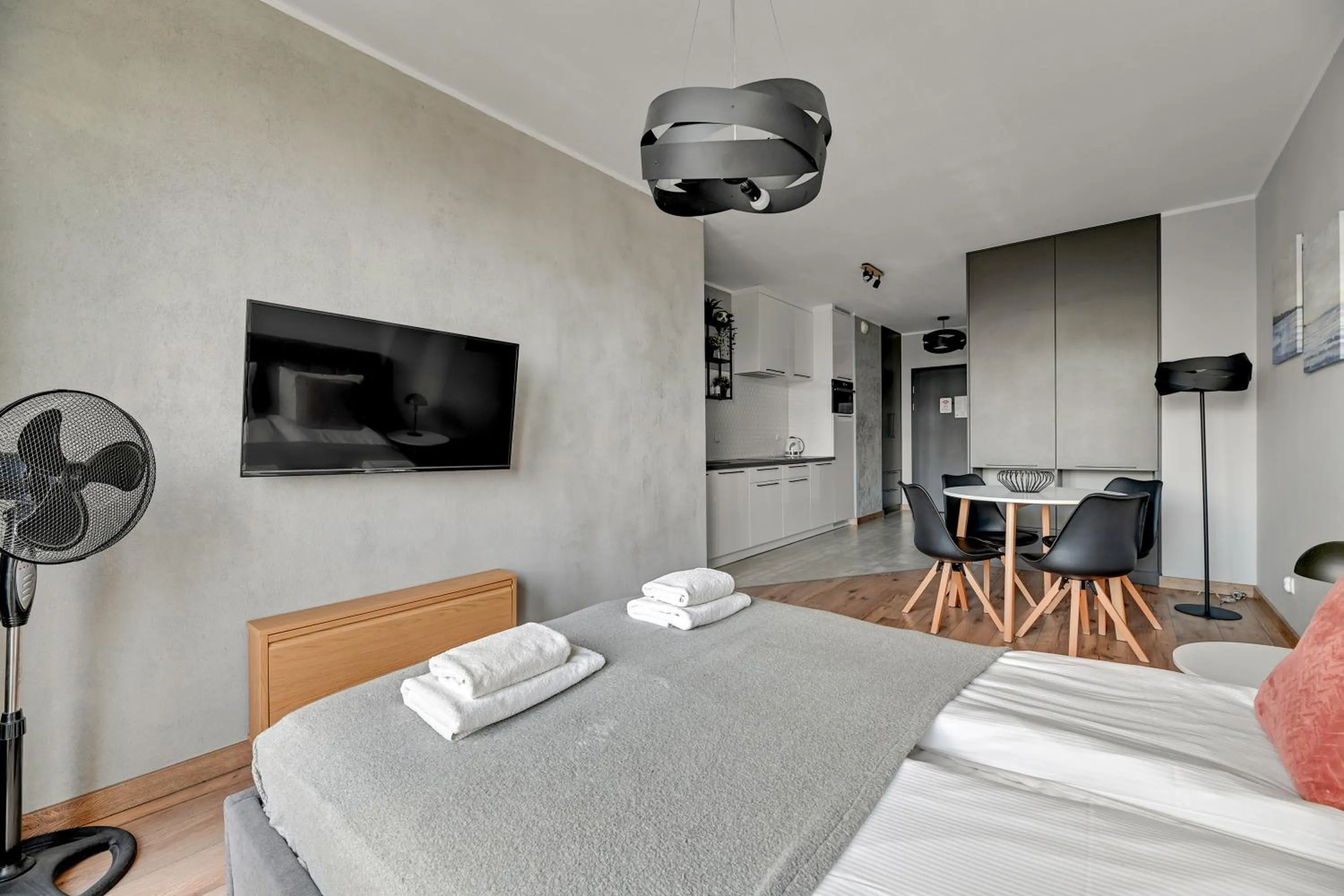 Bed in RentPlanet - Apartamenty Chlebova