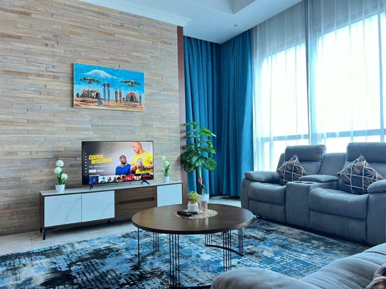 Living room in Fairview Luxury Apartments