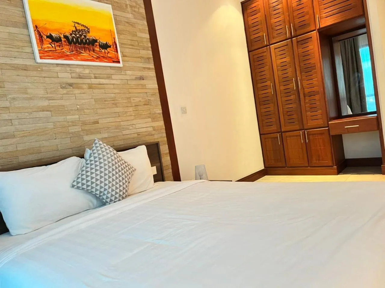 Bedroom, Bed in Fairview Luxury Apartments