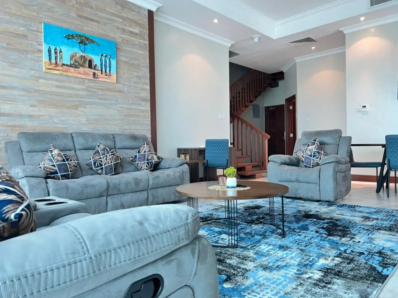 Living room in Fairview Luxury Apartments