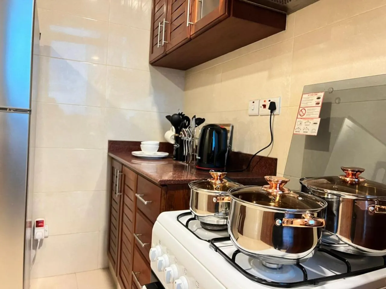 kitchen in Fairview Luxury Apartments