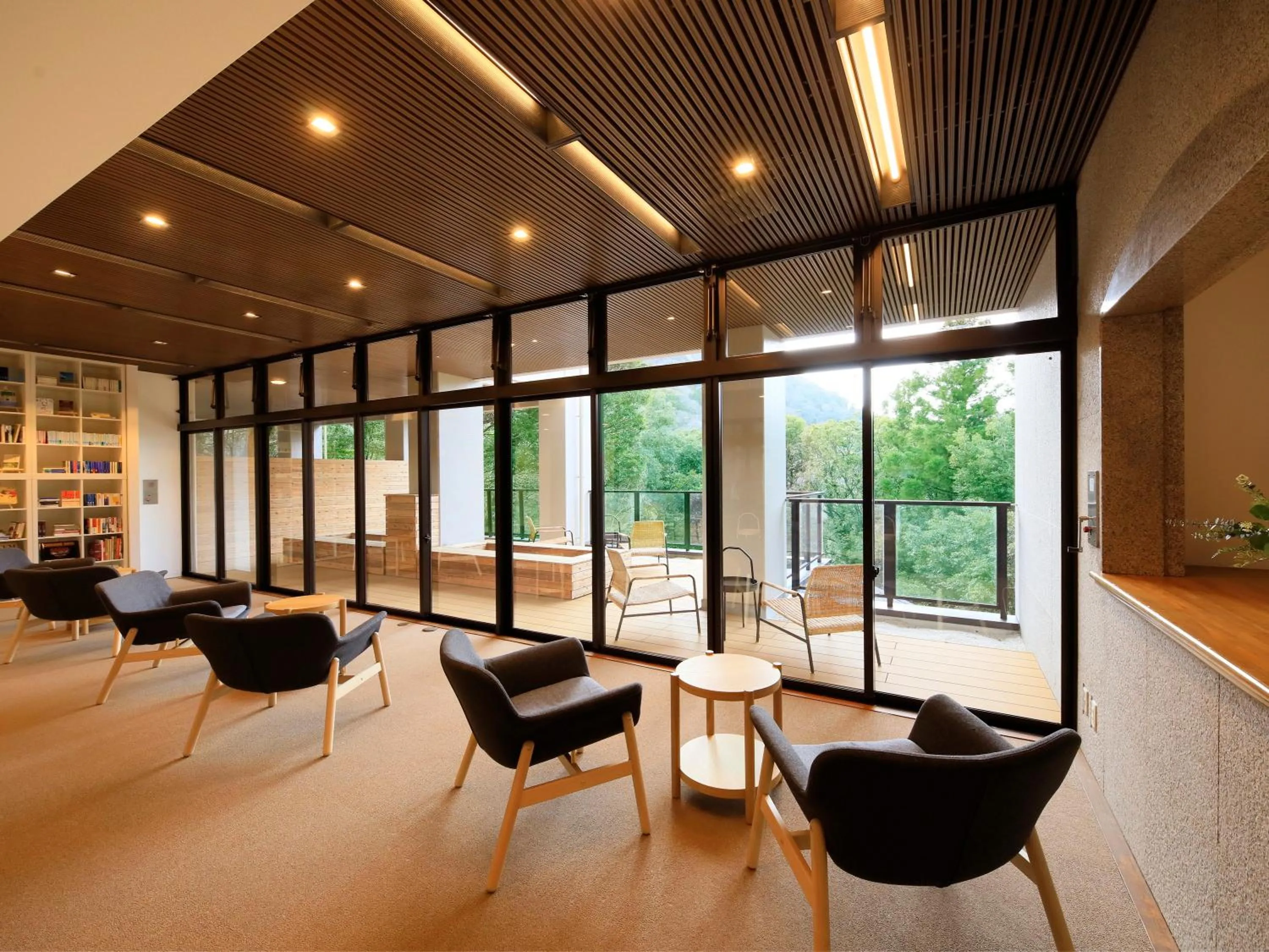 Lobby or reception in Hot Spring Inn Hakone Suisen