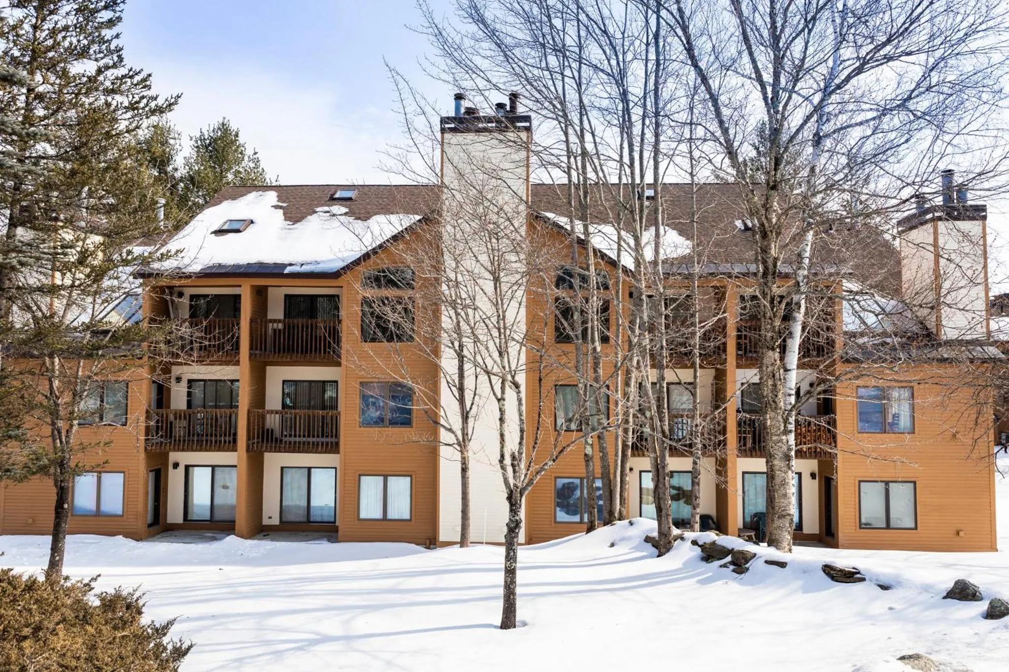 Property building in Mount Snow Lodging by Vail Resorts