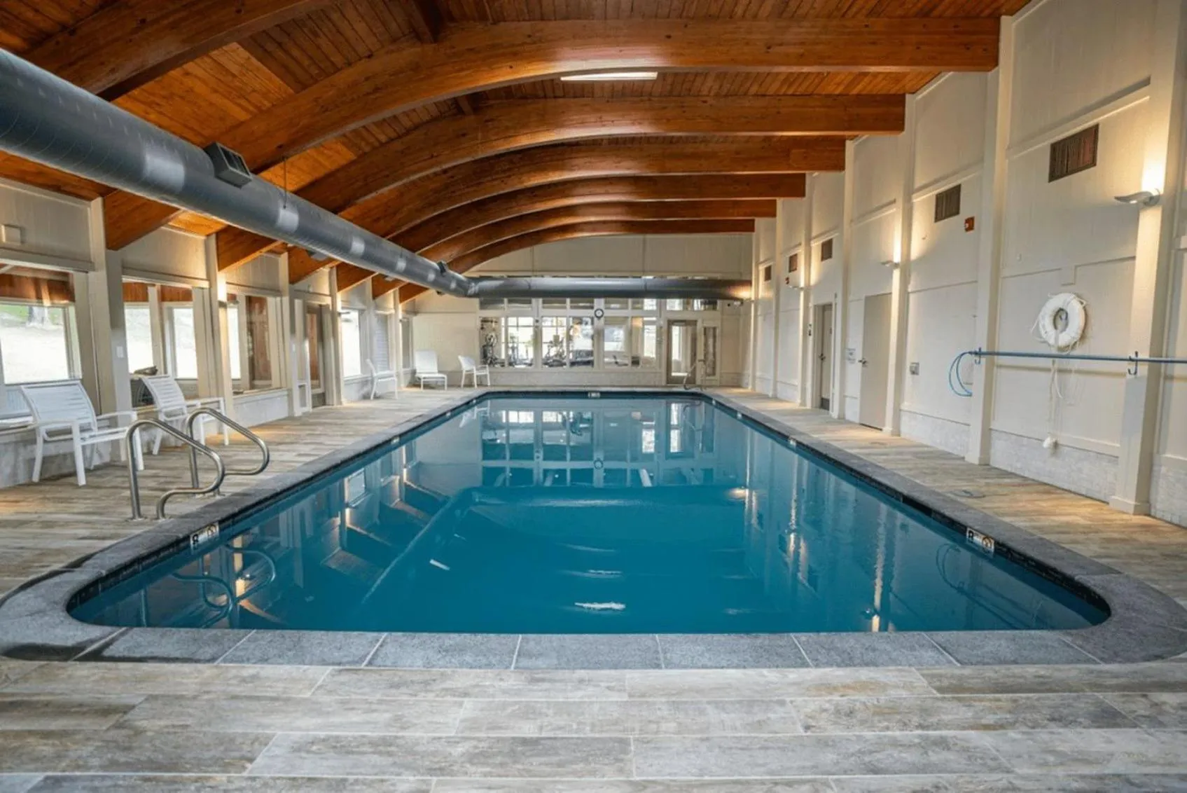 Swimming pool in Mount Snow Lodging by Vail Resorts