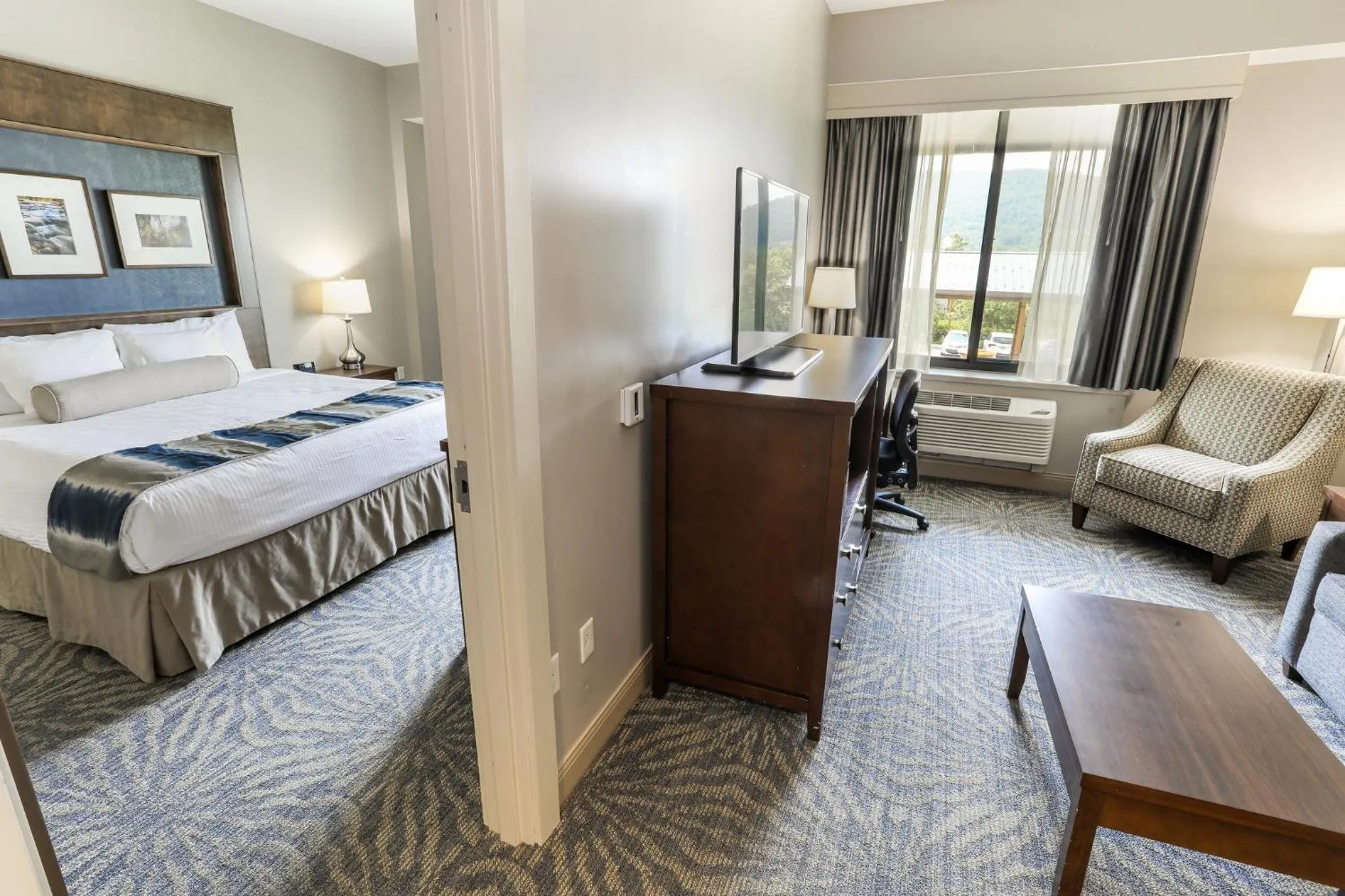 Photo of the whole room, Bed in Liberty Mountain Lodging by Vail Resorts