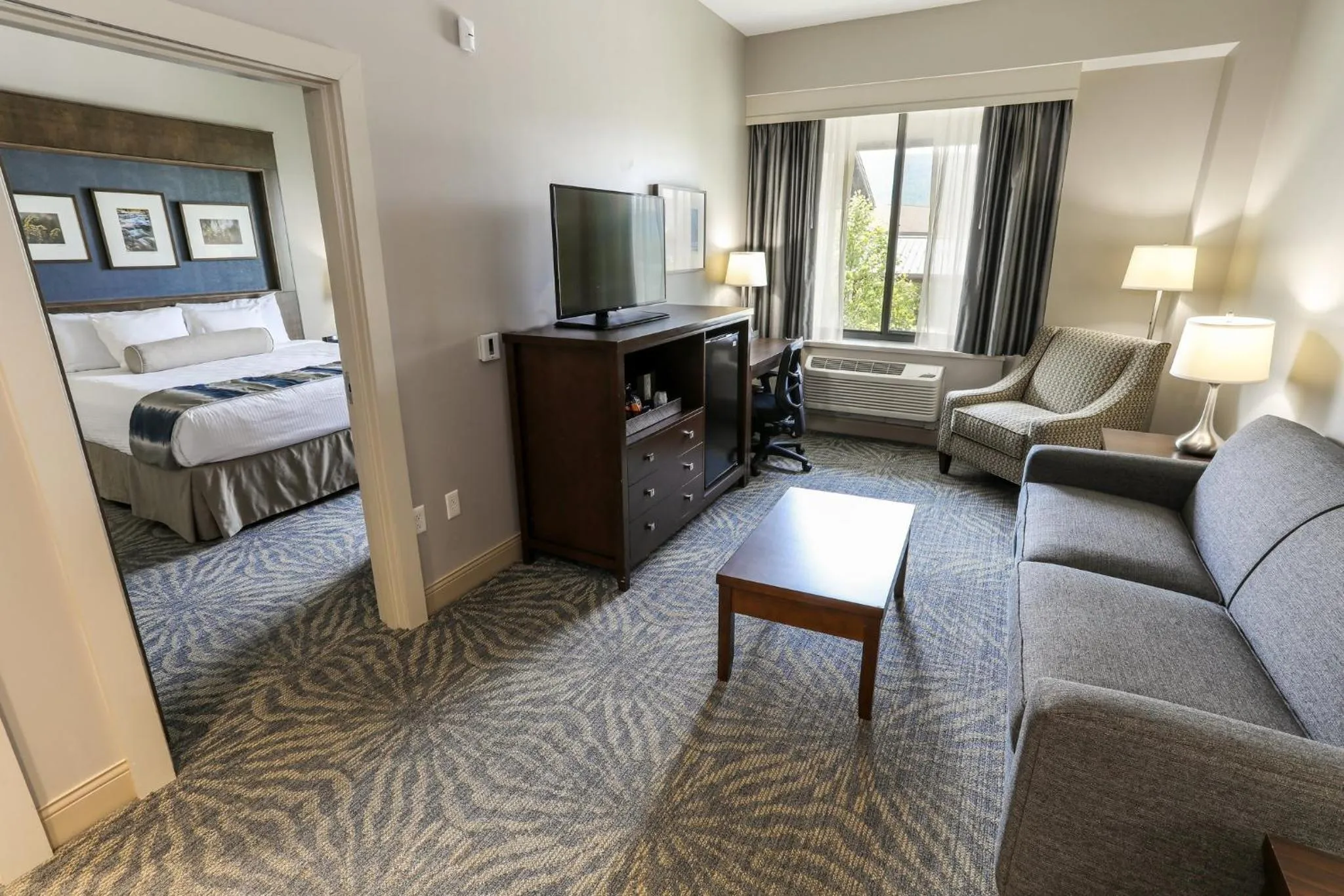 Photo of the whole room, Bed in Liberty Mountain Lodging by Vail Resorts