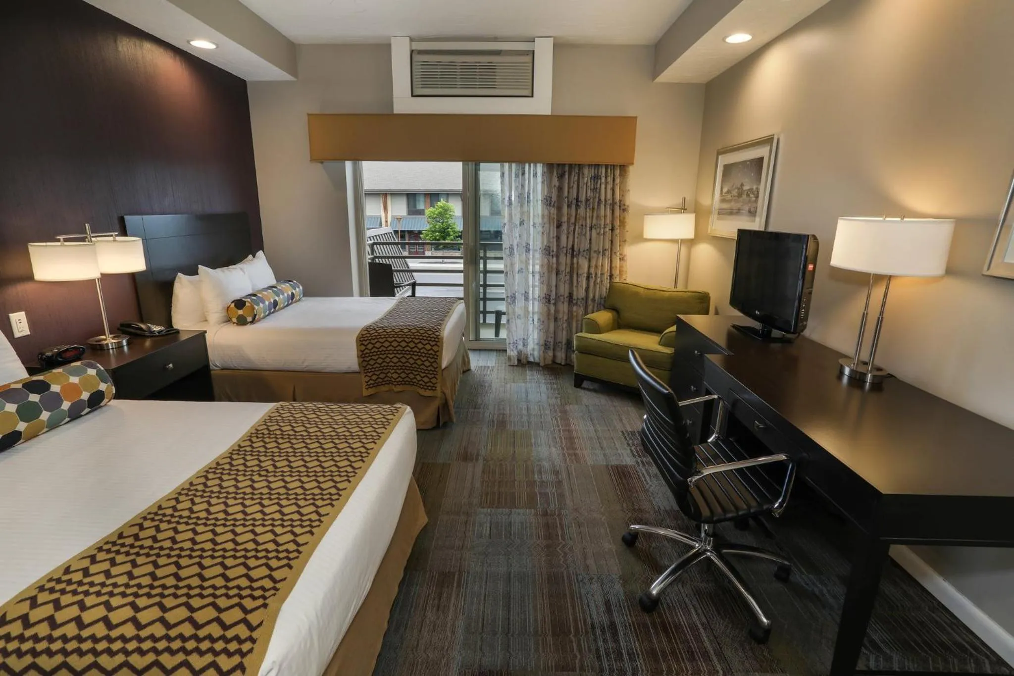 Photo of the whole room, Bed in Liberty Mountain Lodging by Vail Resorts