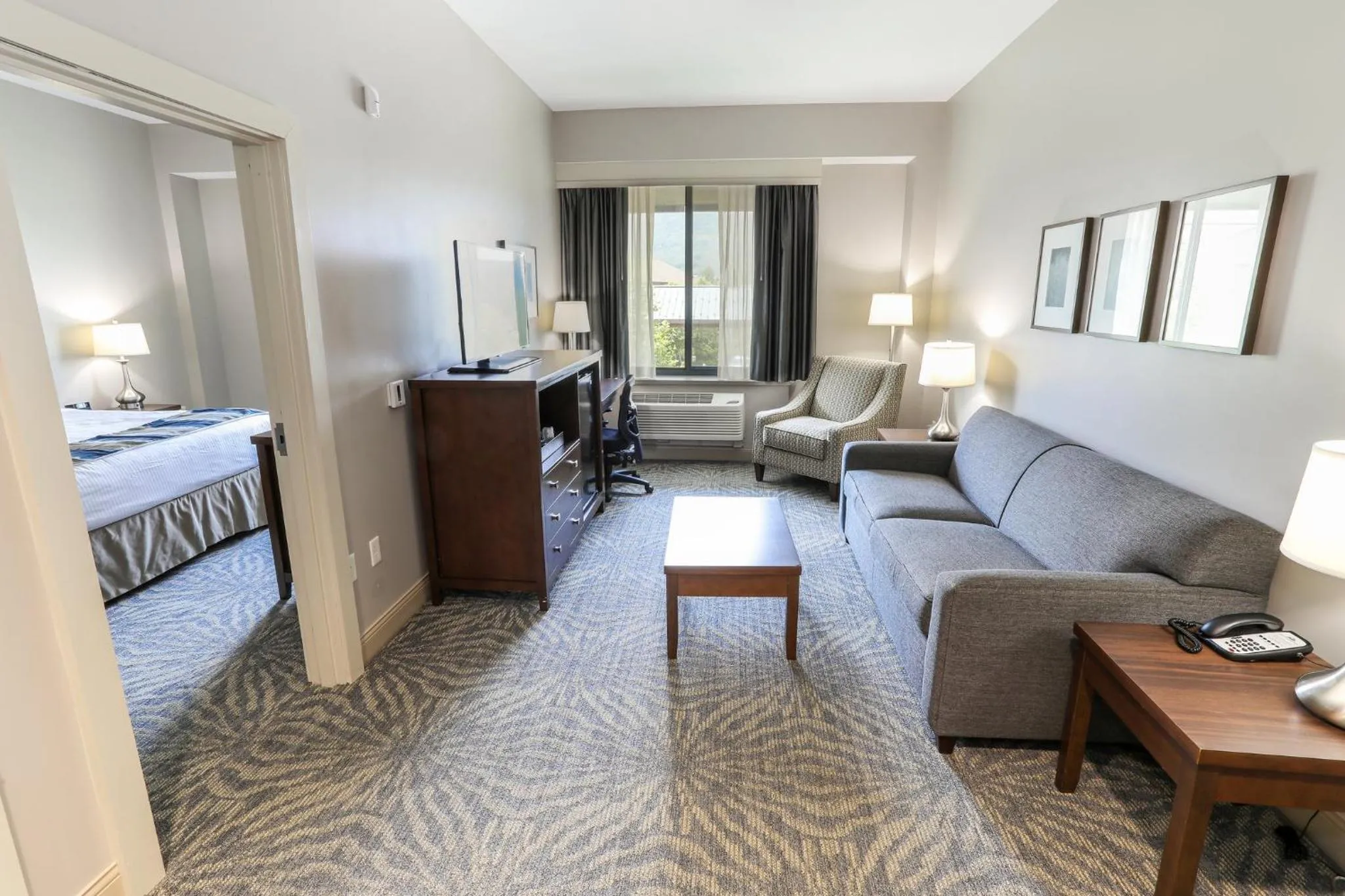 Photo of the whole room, Bed in Liberty Mountain Lodging by Vail Resorts