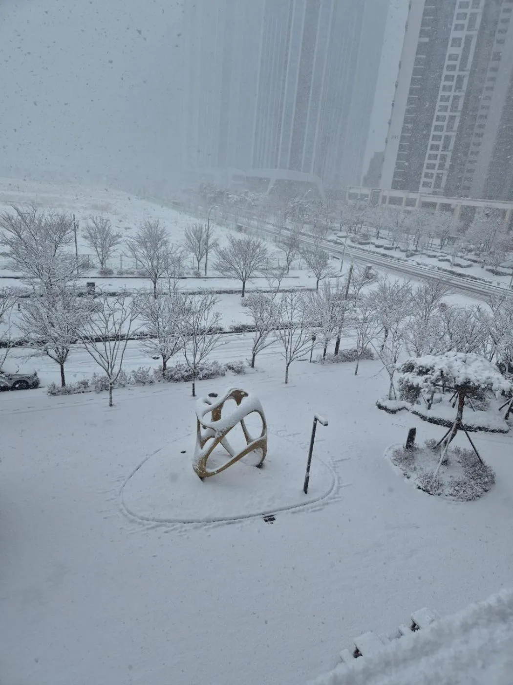 Garden in Landmark Stay in Songdo