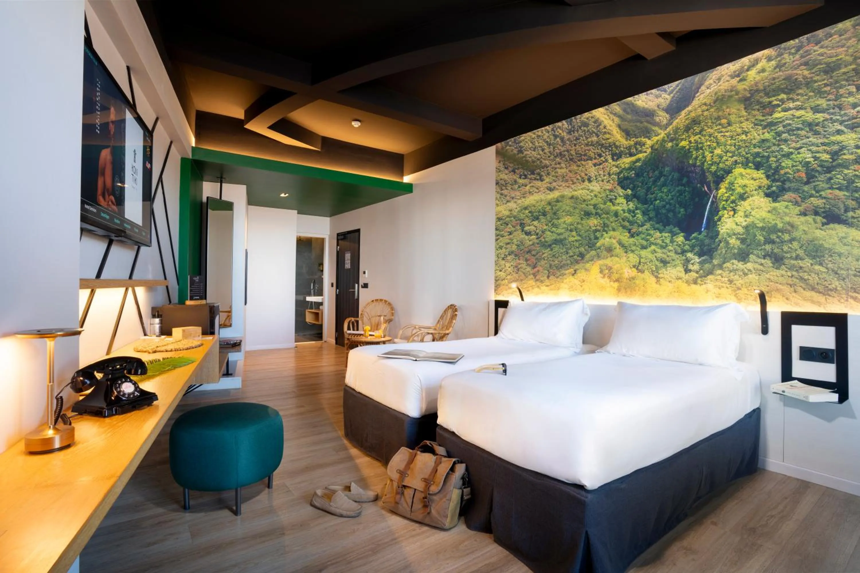 Bedroom, Bed in Boutique Hôtel Kon Tiki Tahiti