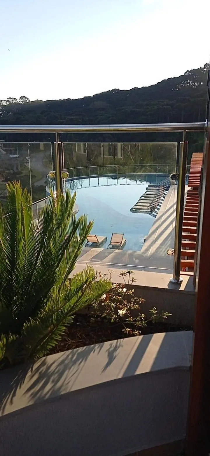 Pool view in Golden Laghetto Resort Gramado