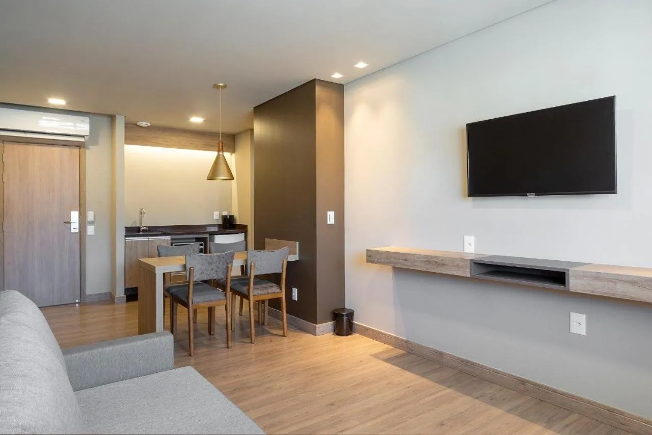 Communal lounge/ TV room in Golden Laghetto Resort Gramado