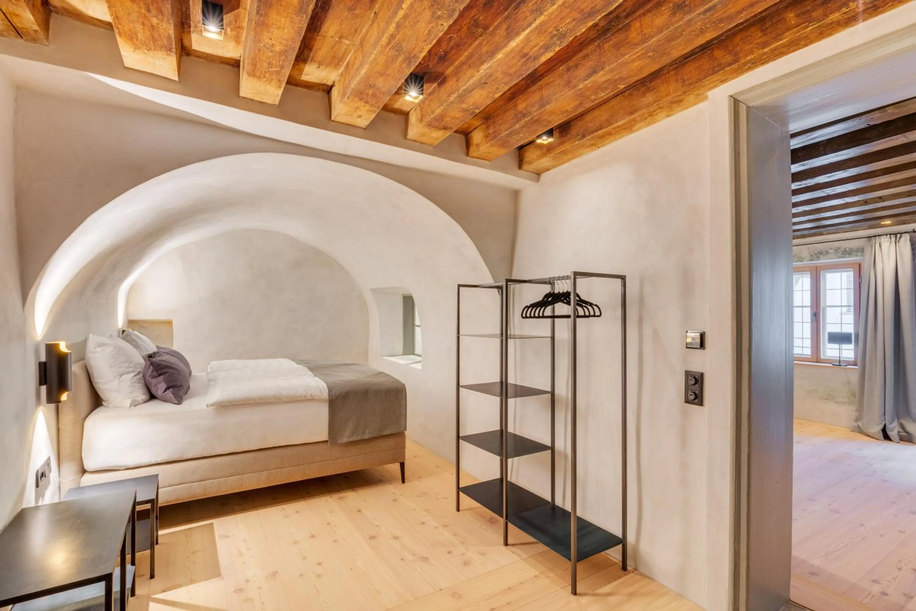 Bed in Boutiquehotel Rattenberg