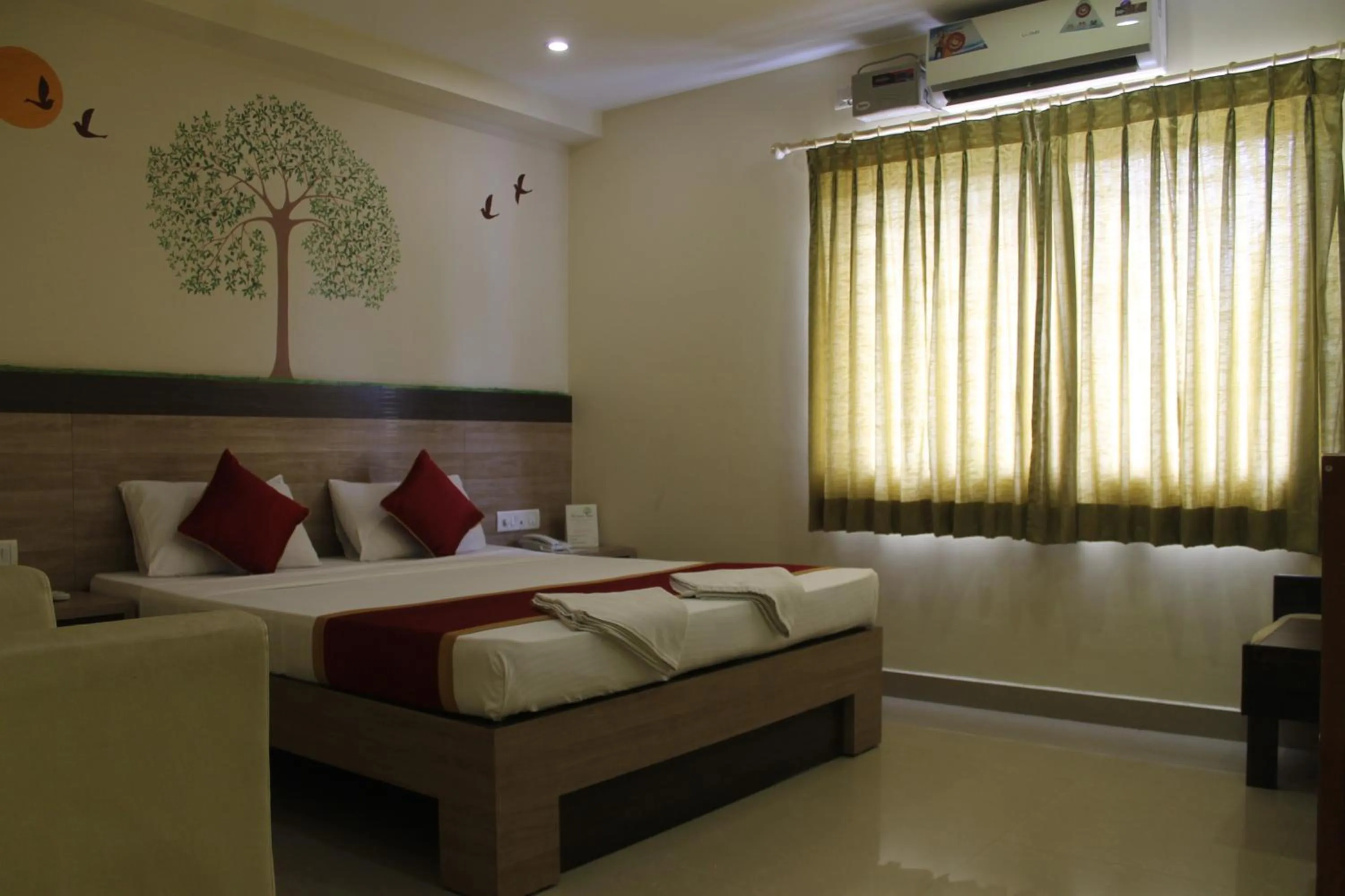 Photo of the whole room, Bed in HOTEL GREEN TREES