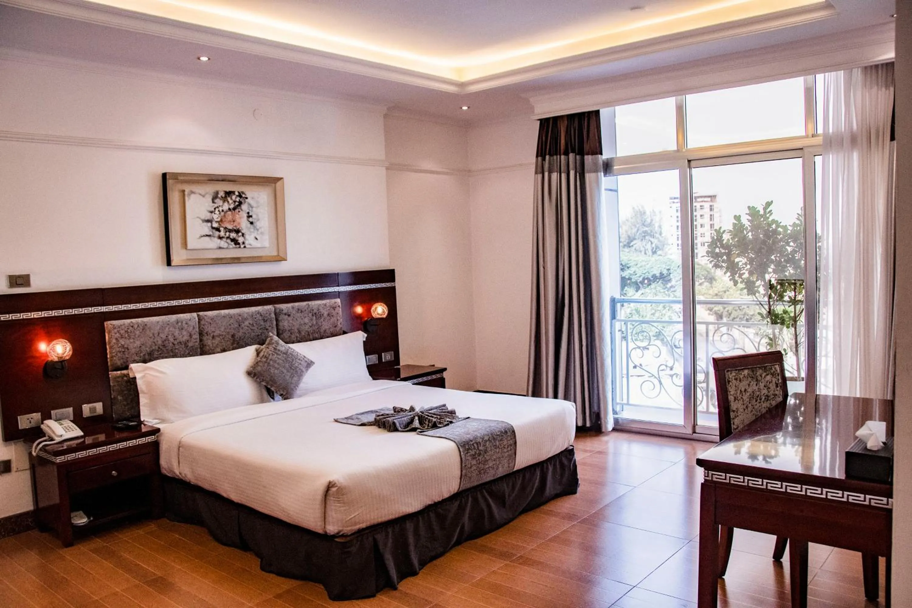 Bedroom in Base Ethiopia International Hotel