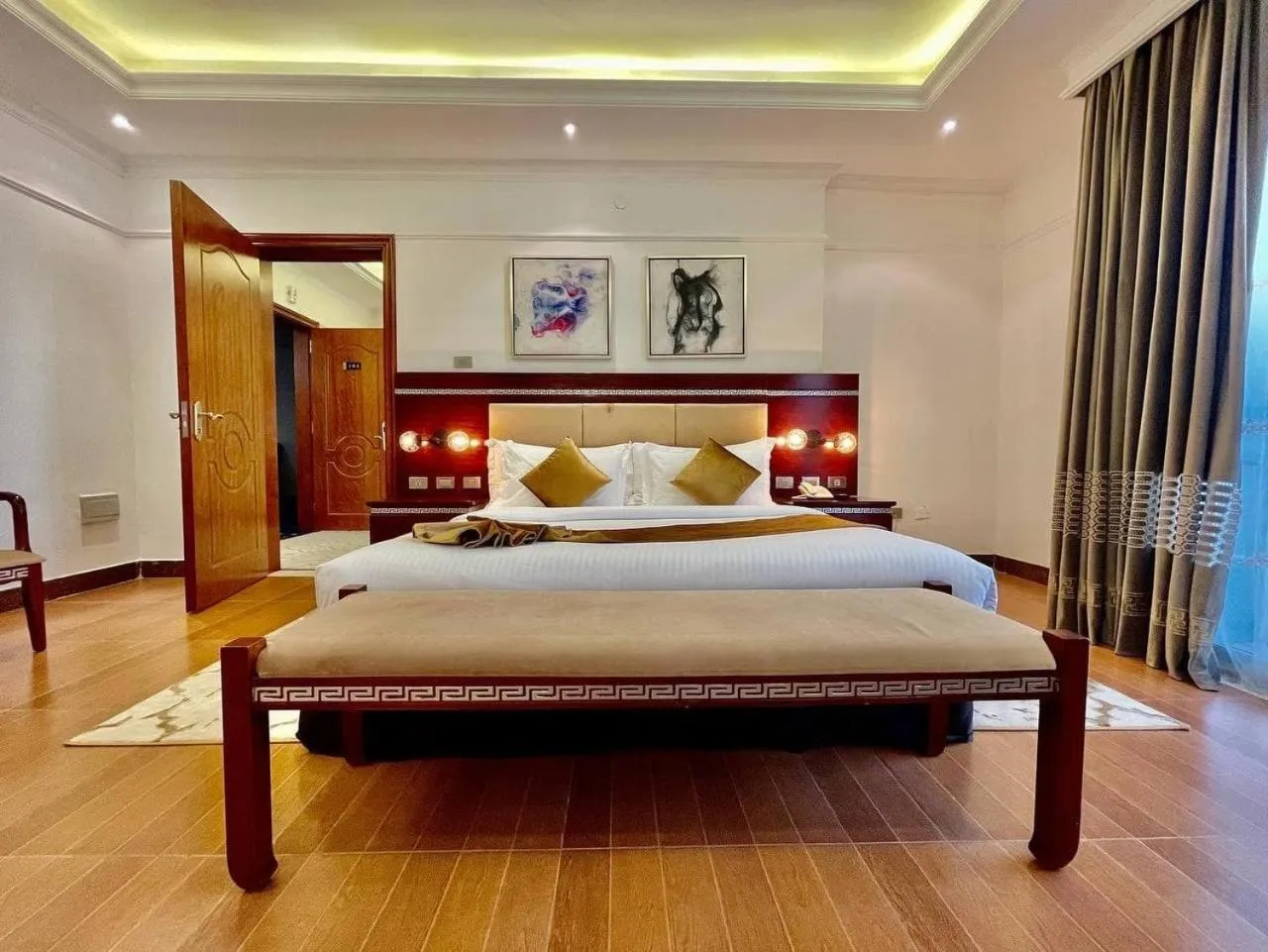 Bedroom in Base Ethiopia International Hotel