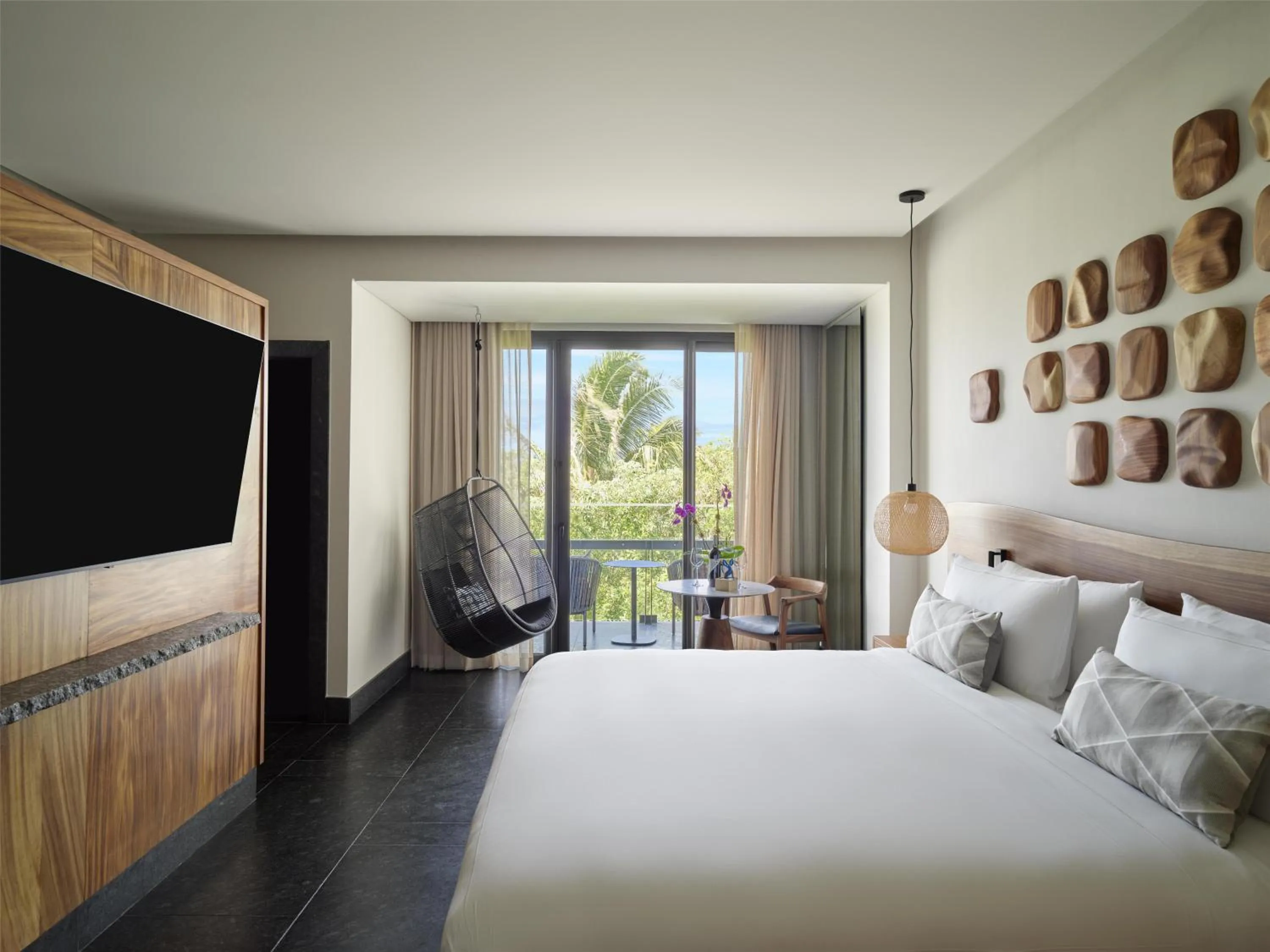 Bed in Conrad Tulum Riviera Maya