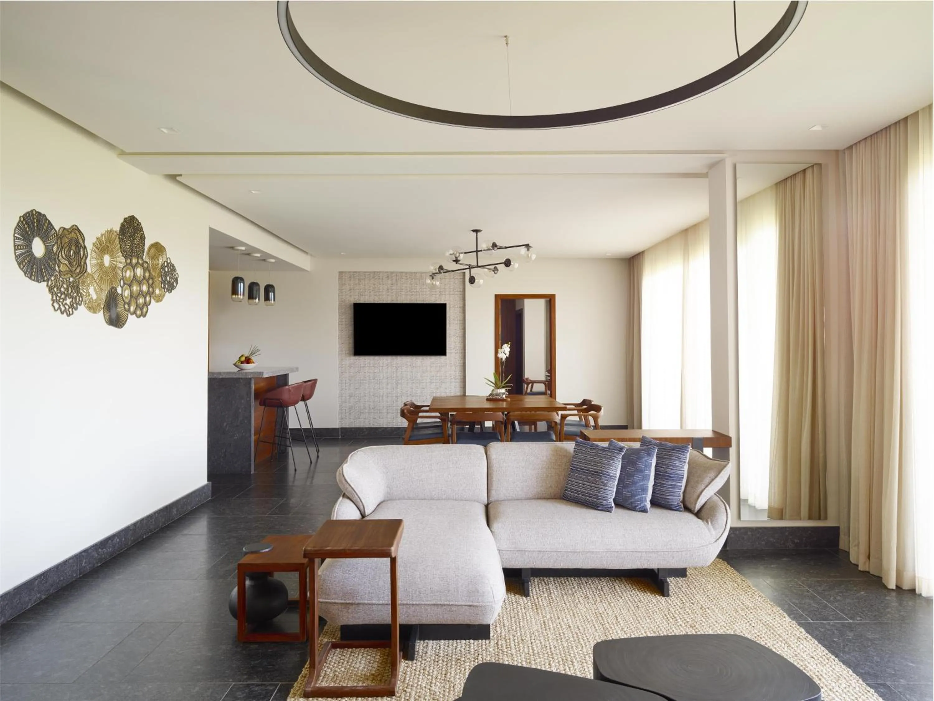 Living room in Conrad Tulum Riviera Maya