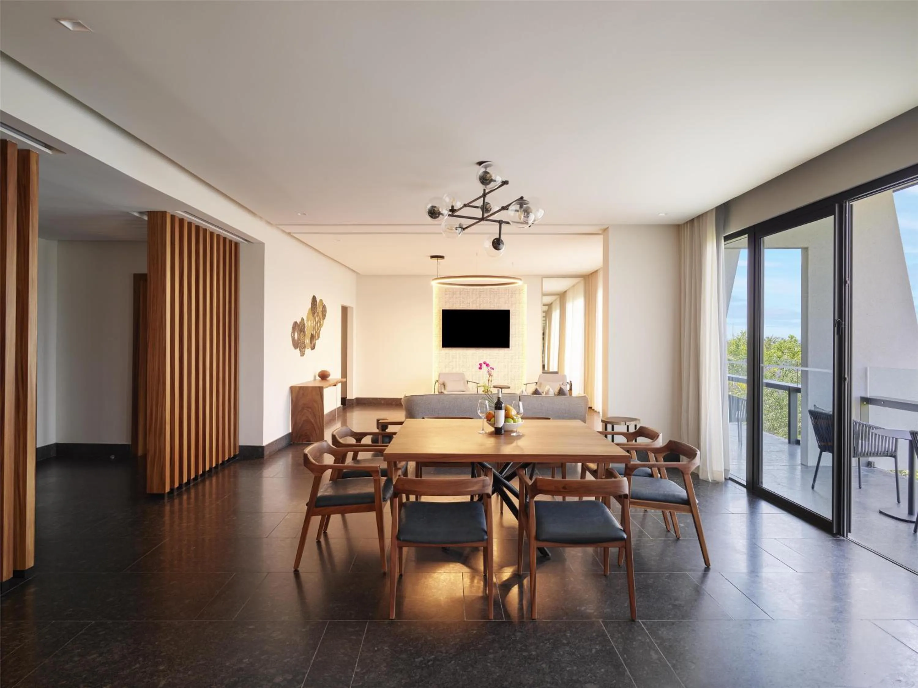 Living room in Conrad Tulum Riviera Maya