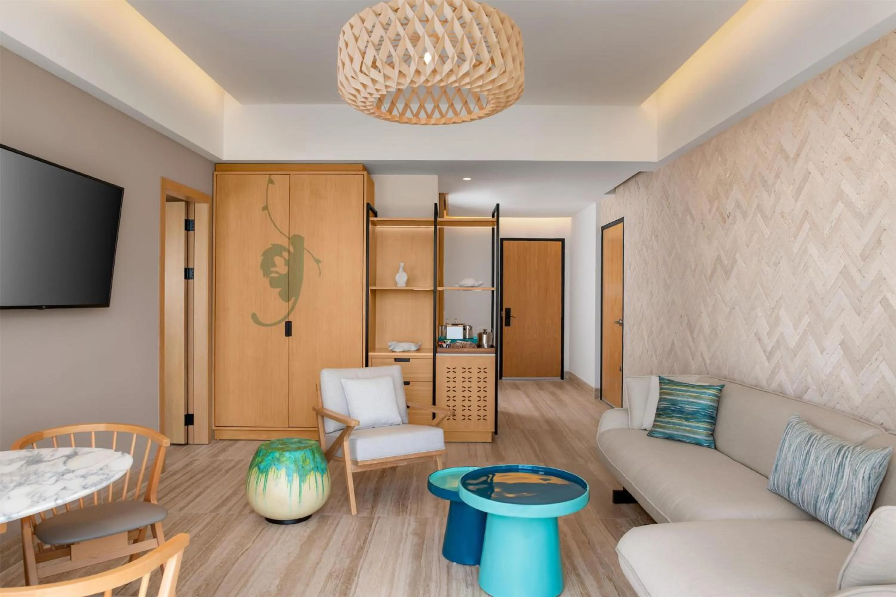 Living room in Hilton Tulum Riviera Maya All-Inclusive Resort