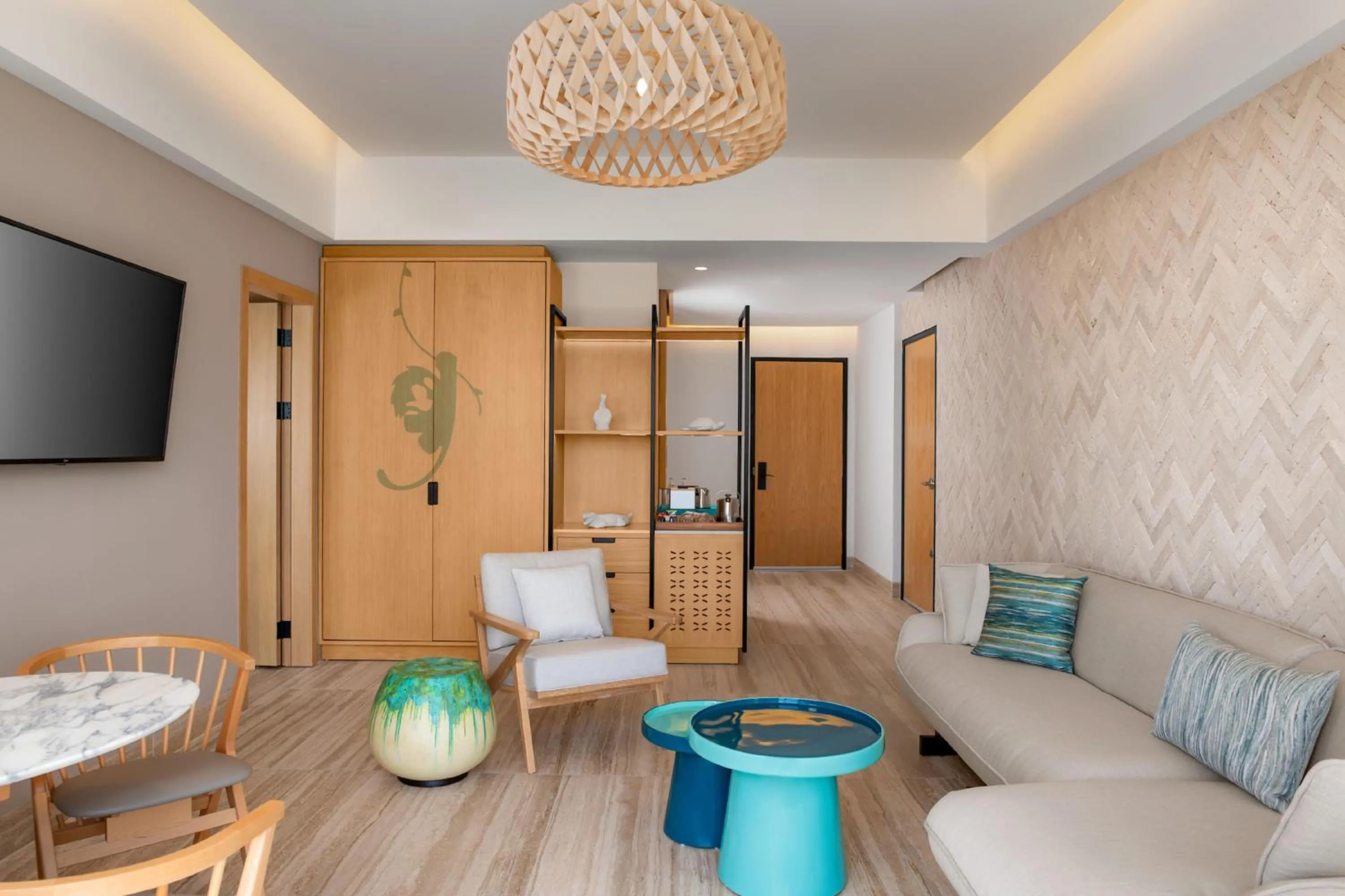 Living room in Hilton Tulum Riviera Maya All-Inclusive Resort