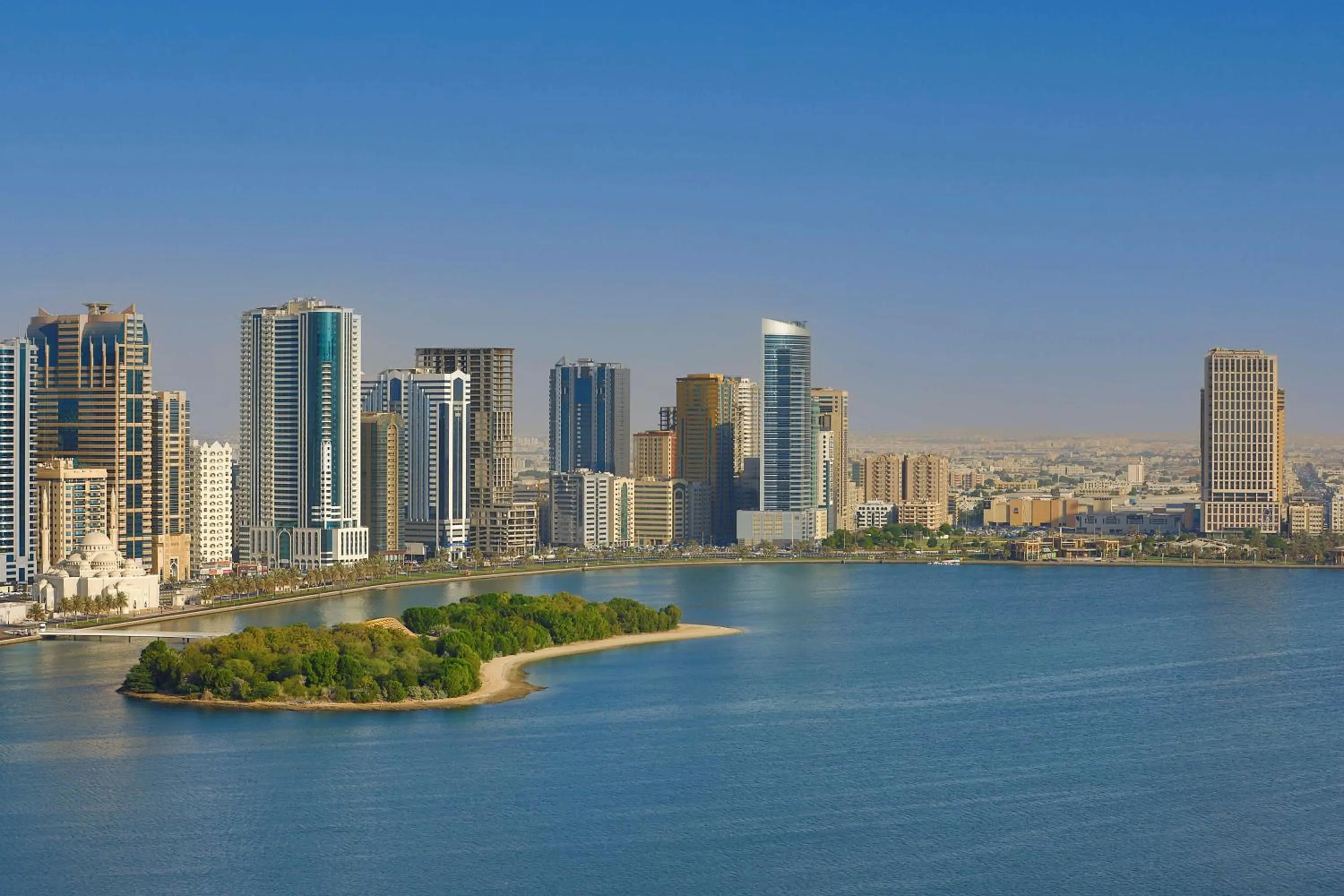 Property building in DoubleTree by Hilton Sharjah Waterfront Hotel And Residences