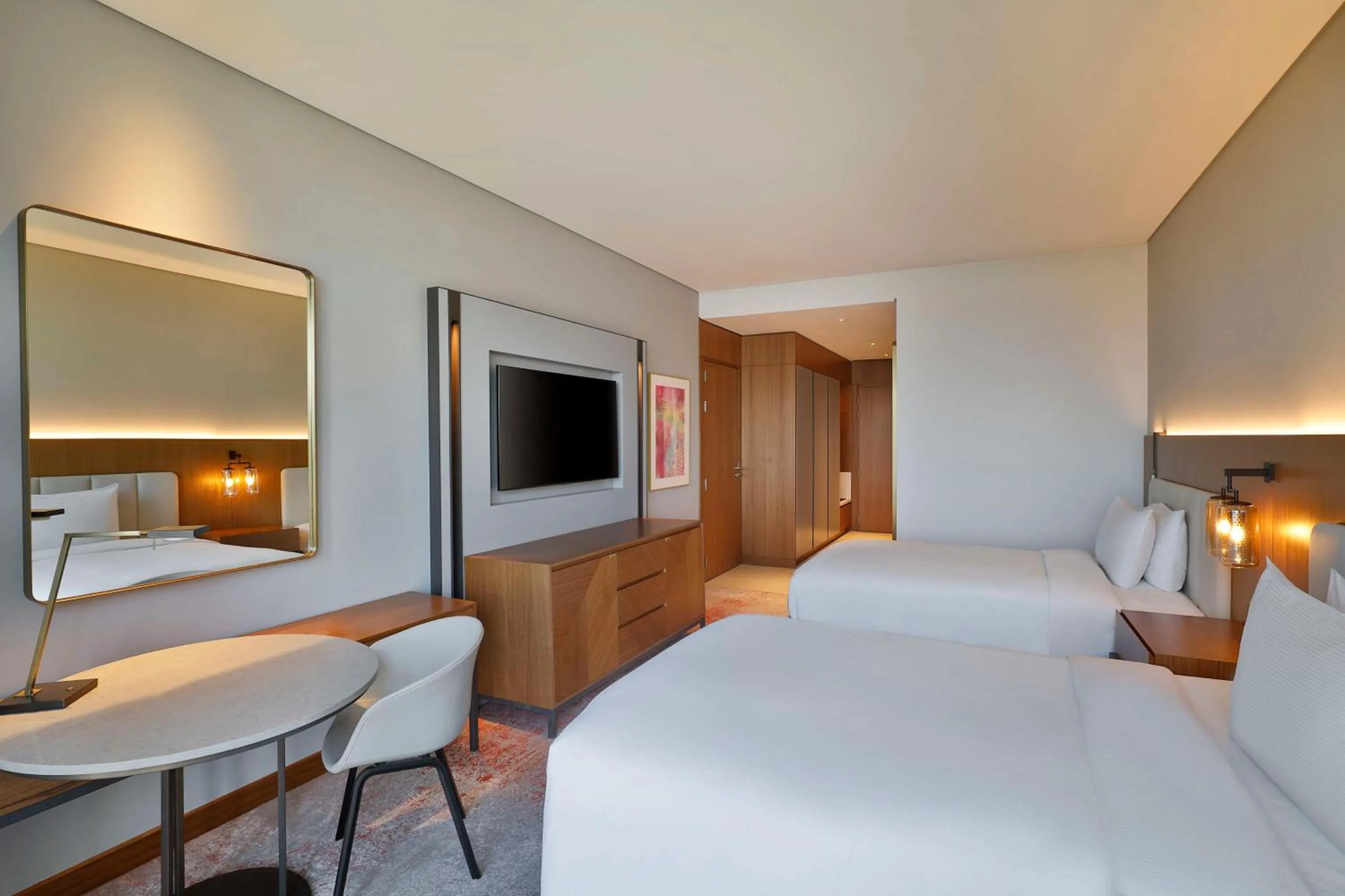 Bed in DoubleTree by Hilton Sharjah Waterfront Hotel And Residences