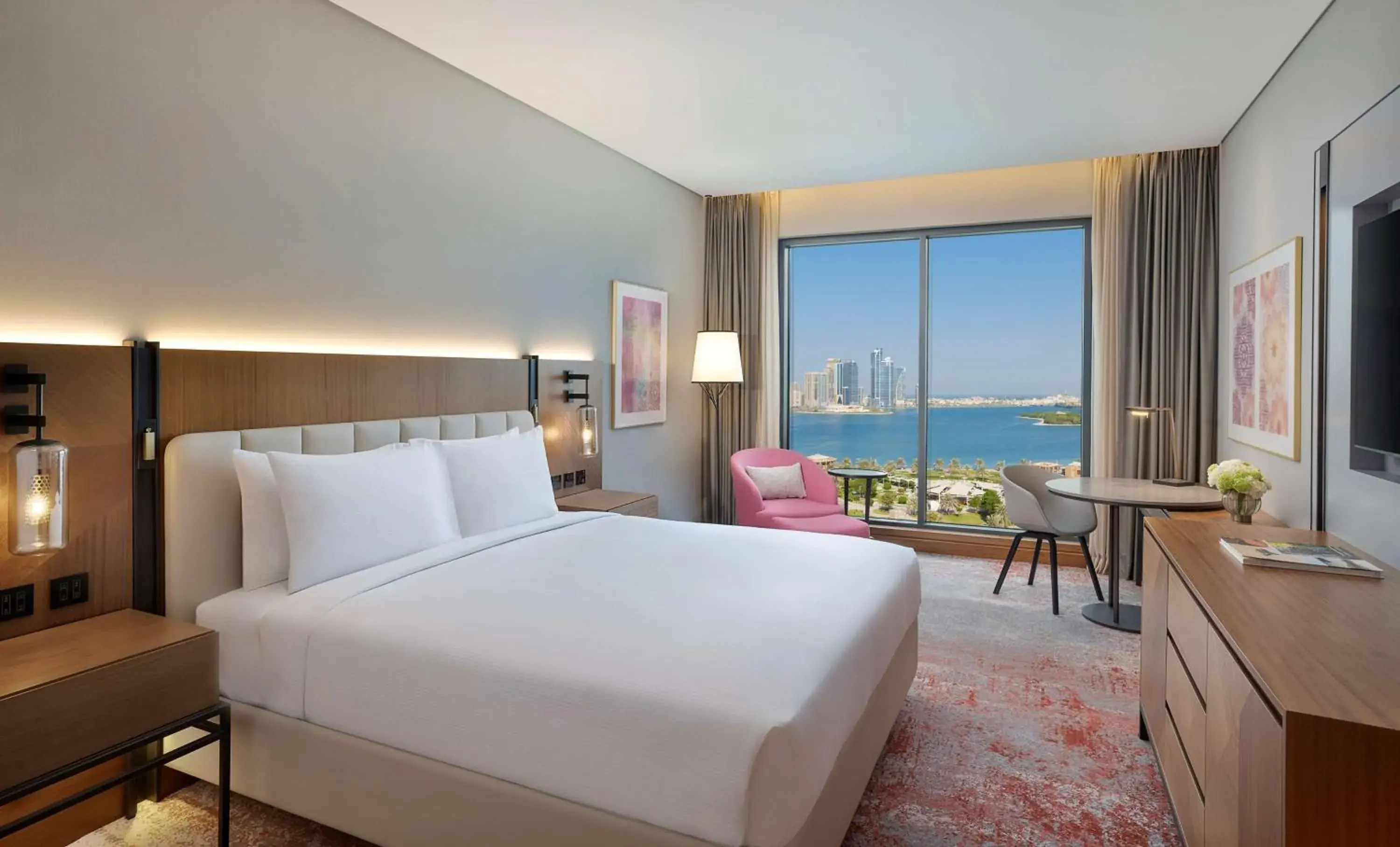 King Superior Room with Waterfront View in DoubleTree by Hilton Sharjah Waterfront Hotel And Residences King Superior Room with Waterfront View in DoubleTree by Hilton Sharjah Waterfront Hotel And Residences
