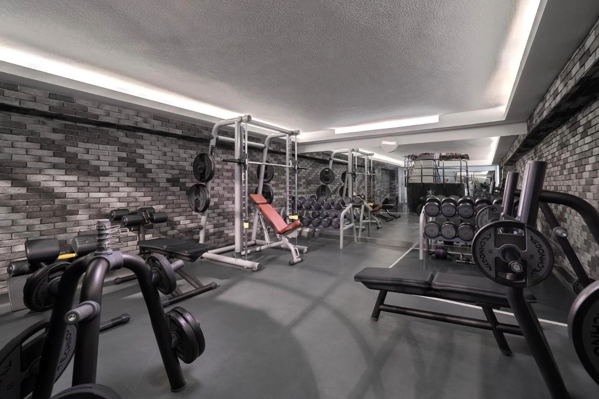 Fitness centre/facilities in Kempinski Hotel Beijing Yansha Center