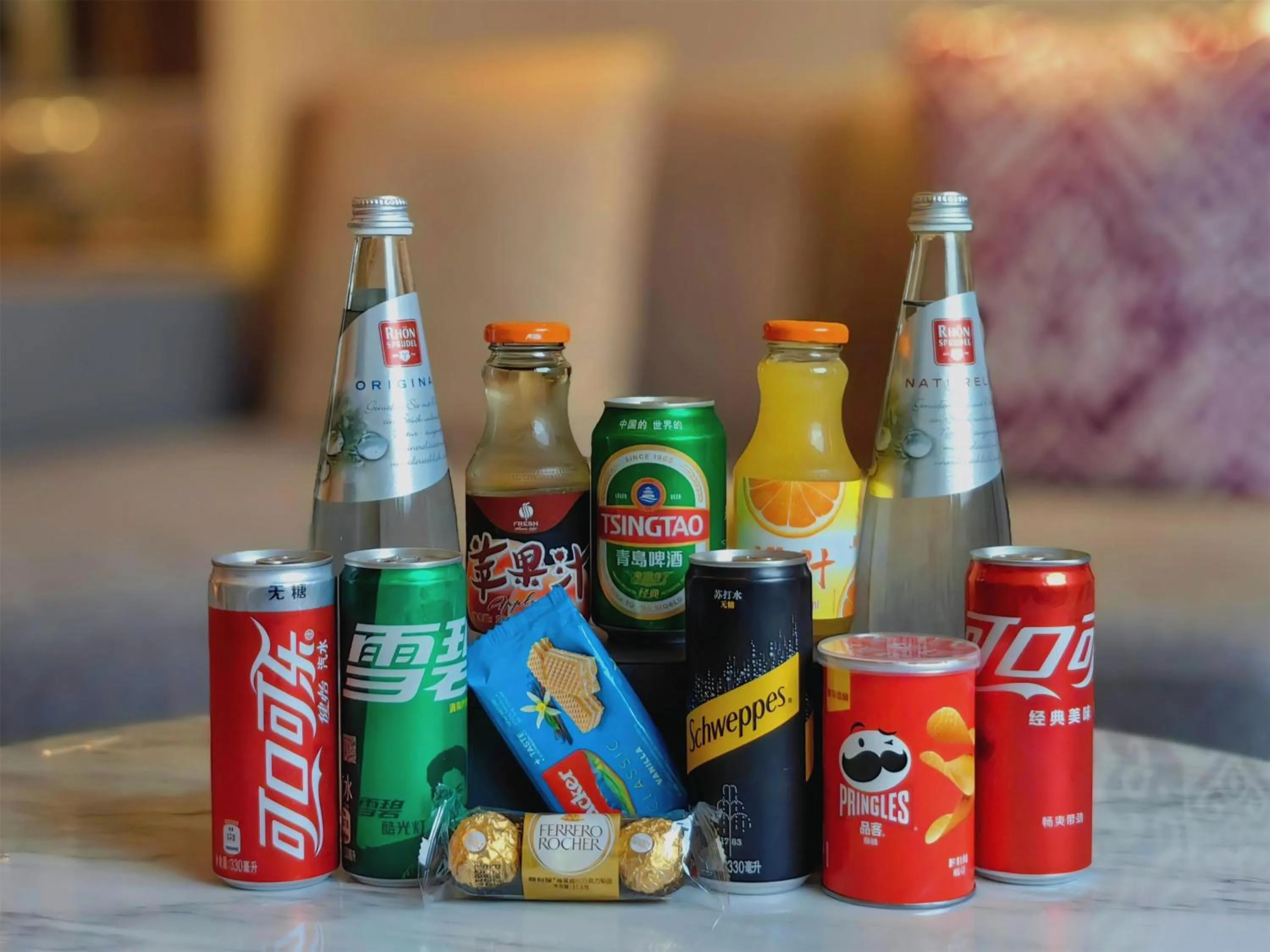 minibar in Kempinski Hotel Beijing Yansha Center