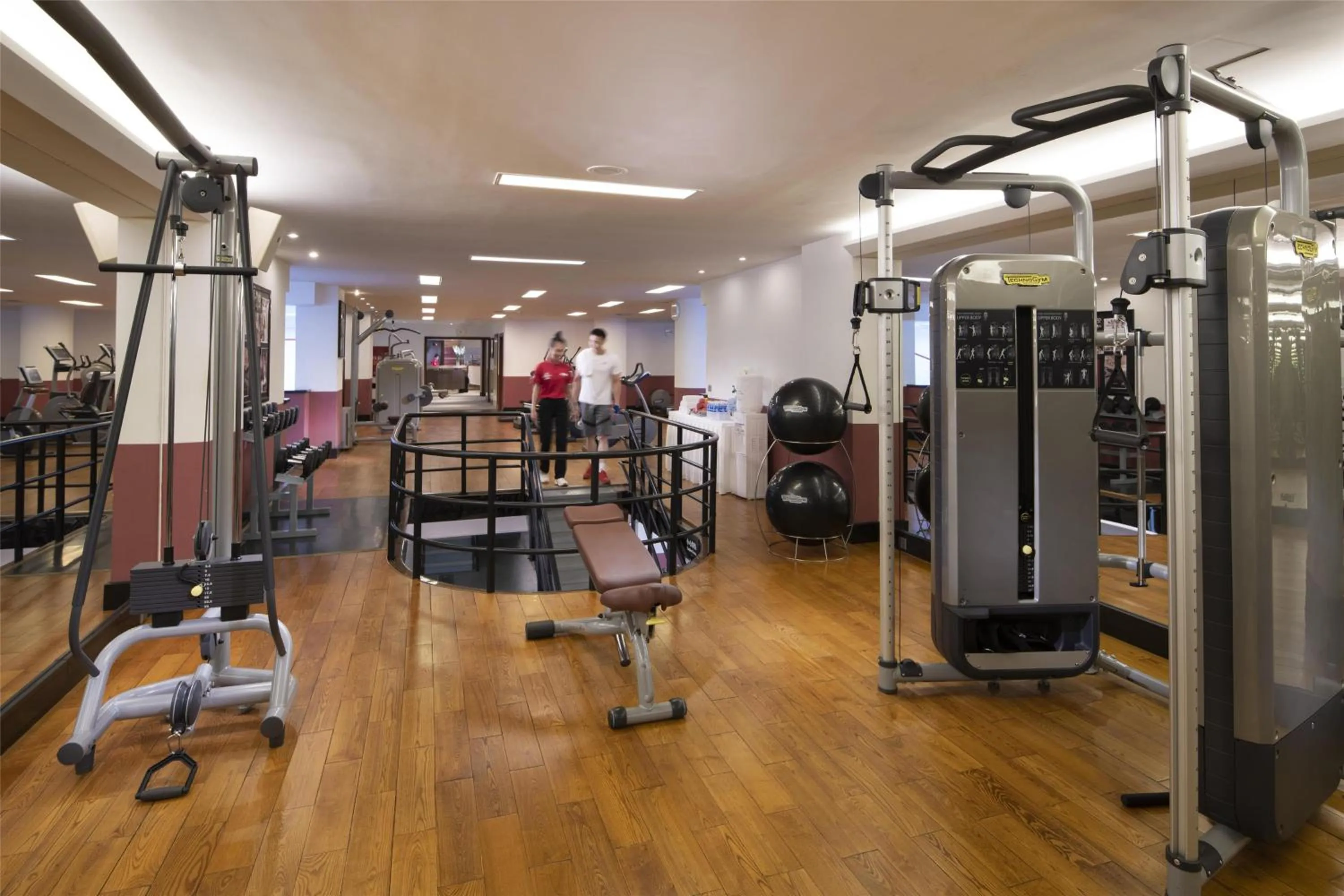 Fitness centre/facilities in Kempinski Hotel Beijing Yansha Center