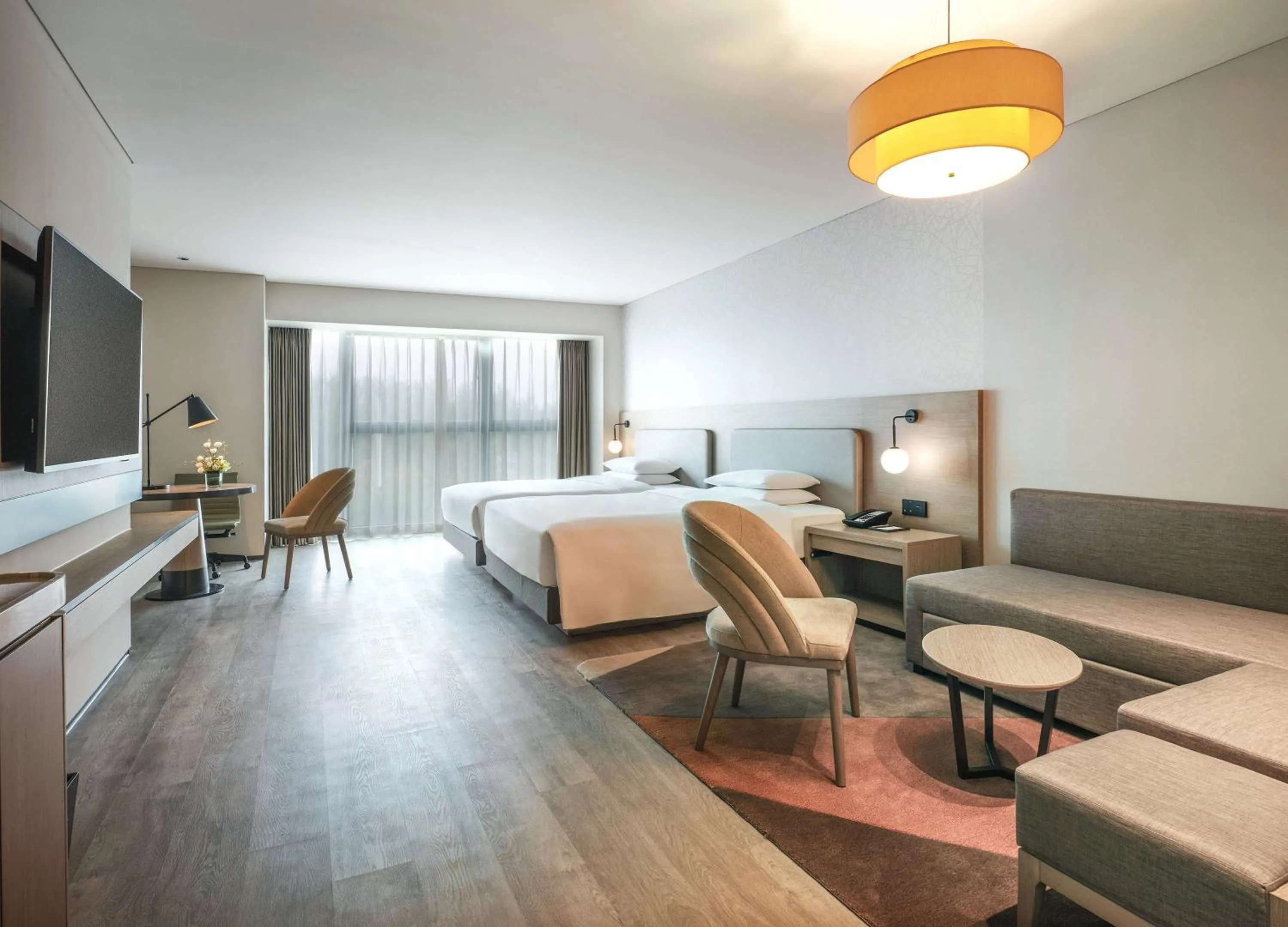 Photo of the whole room in Hyatt Place Beijing Shiyuan