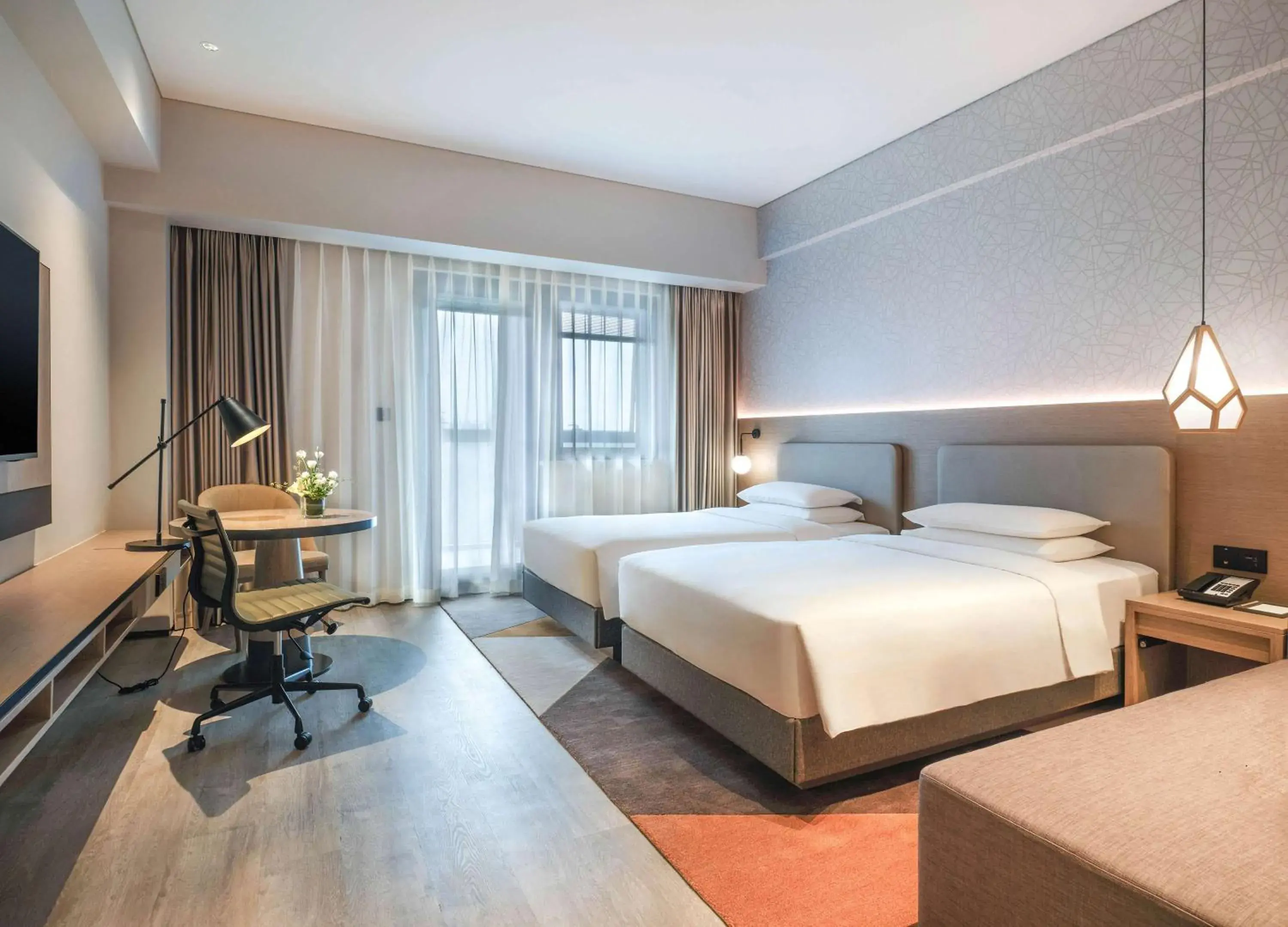 Deluxe Bobo-Themed Room with Two Twin Beds in Hyatt Place Beijing Shiyuan Deluxe Bobo-Themed Room with Two Twin Beds in Hyatt Place Beijing Shiyuan