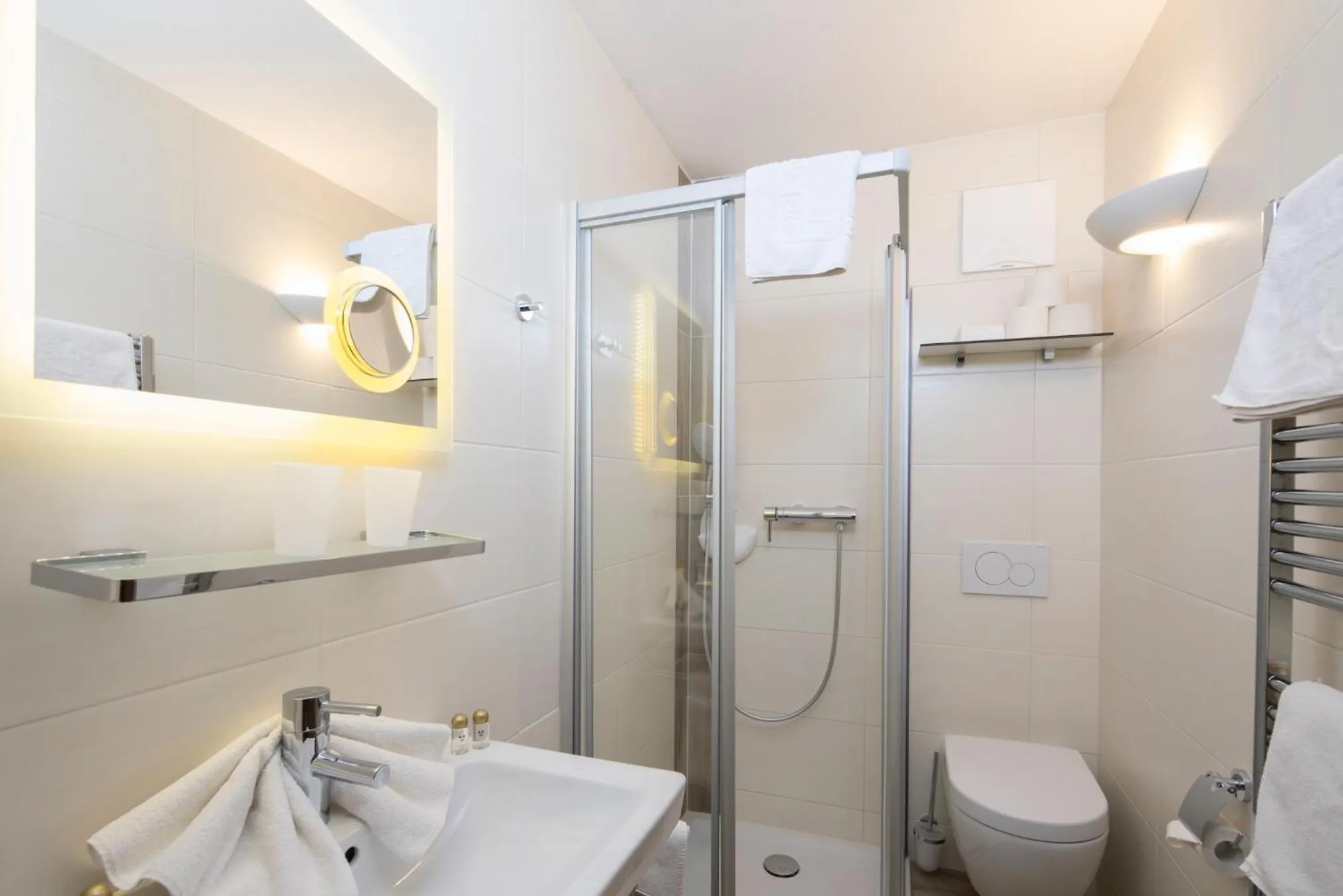 Shower in Angerer Alpine Suiten und Familienappartements Tirol