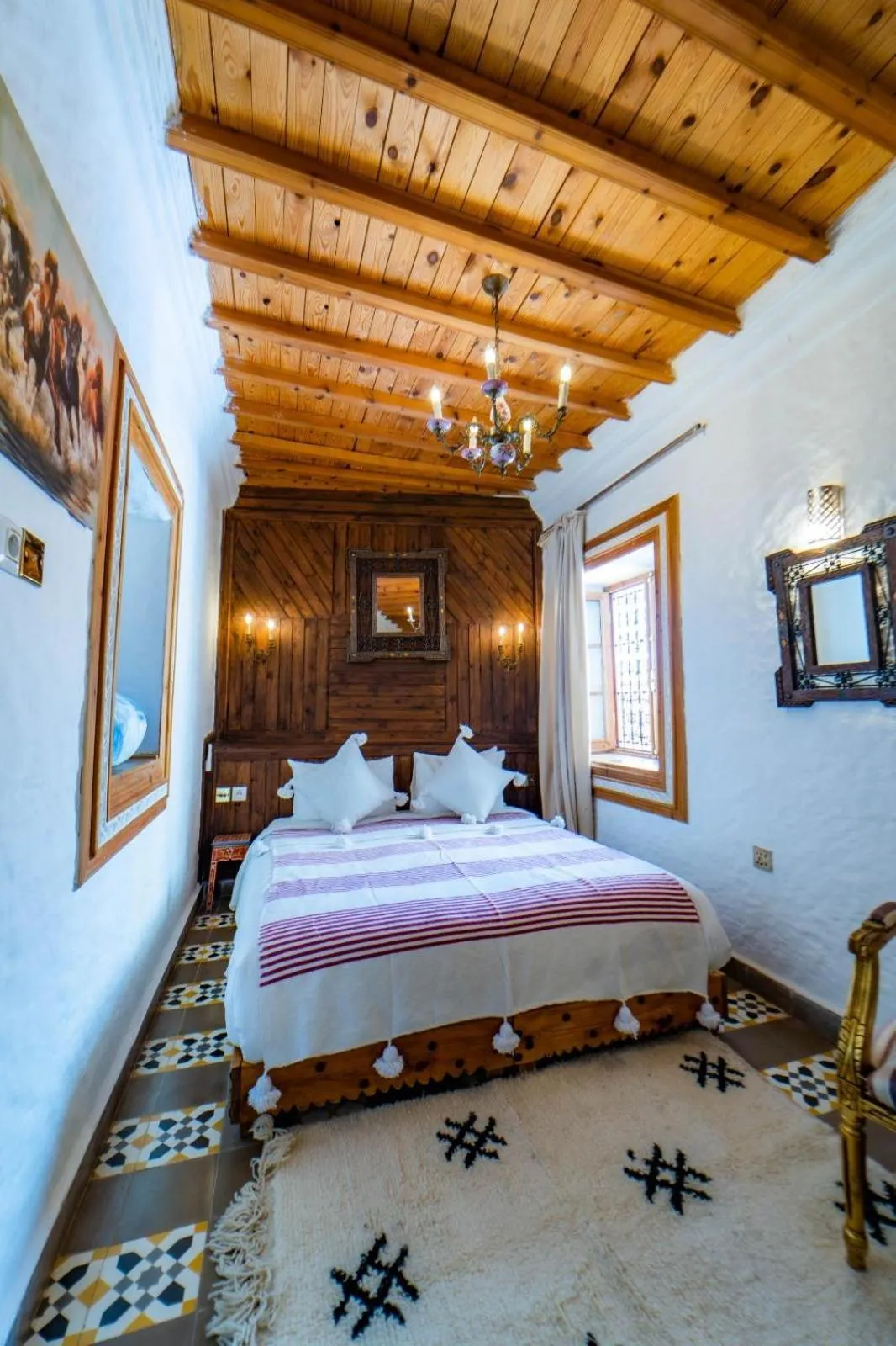 Bed in RIAD LA SANTA