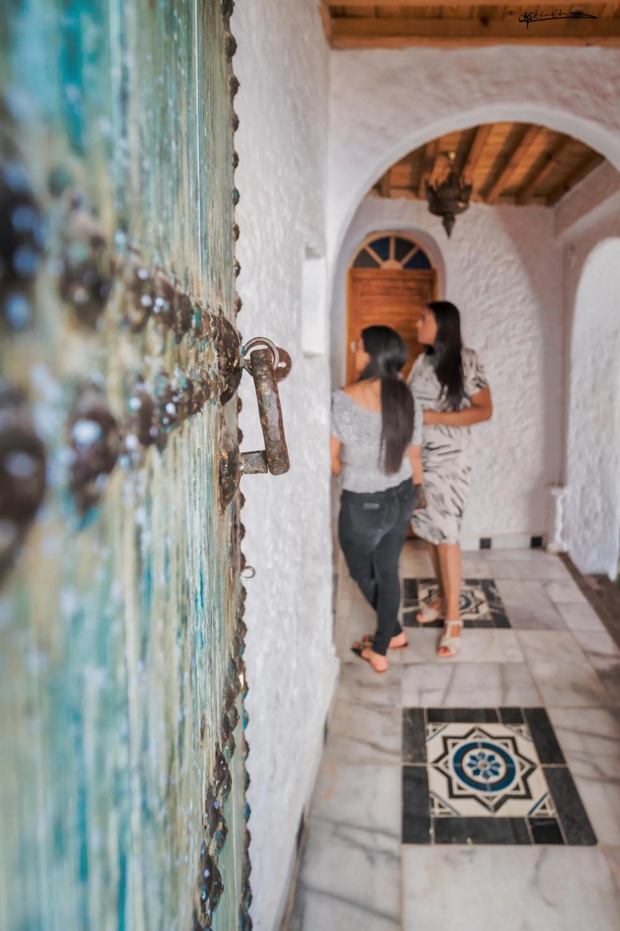 Facade/entrance in RIAD LA SANTA