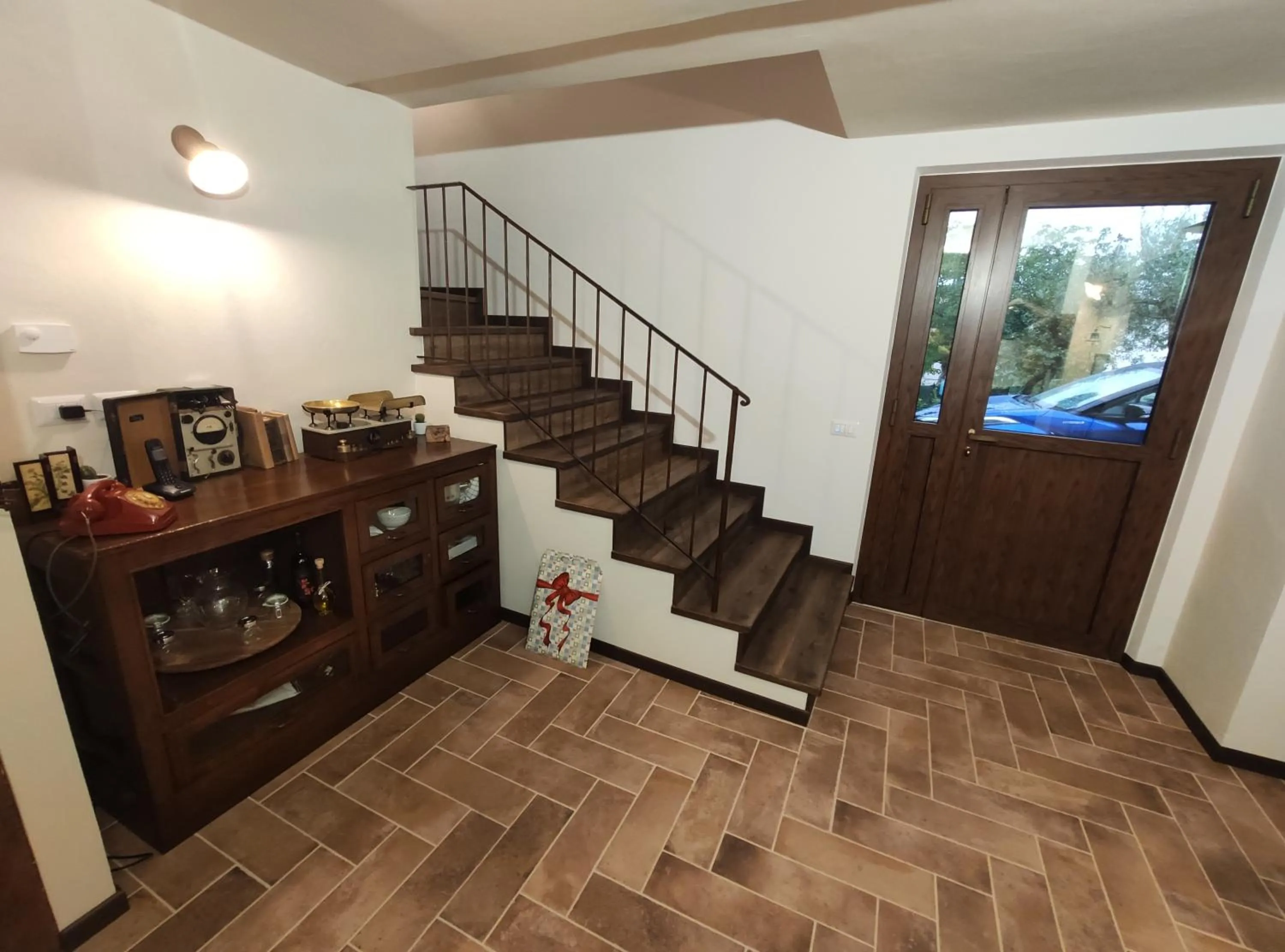 Lobby or reception in B&B il Fienile