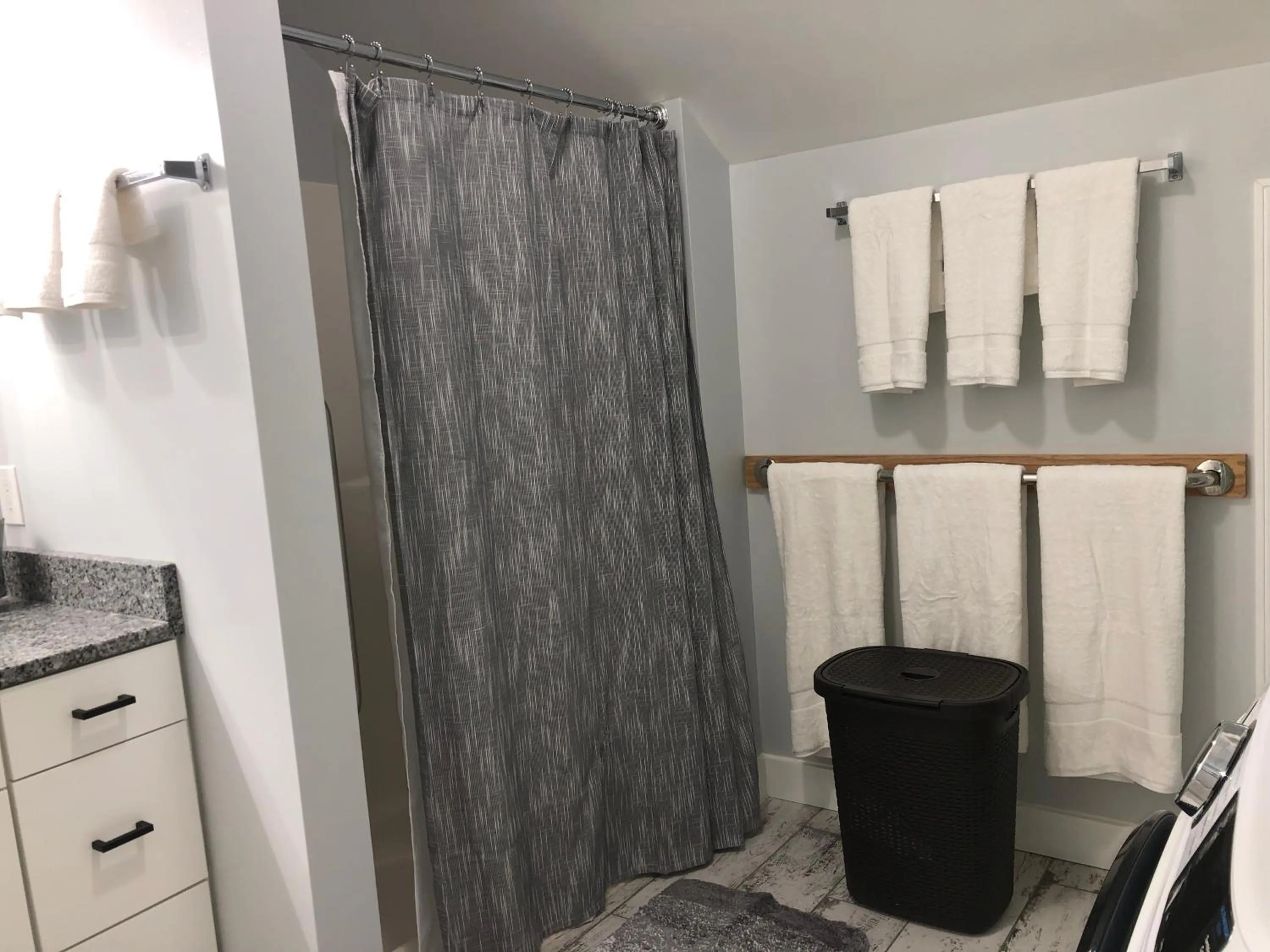 Bathroom in The Mighty Oaks Retreat,modern house Bar Harbor Acadia MDI