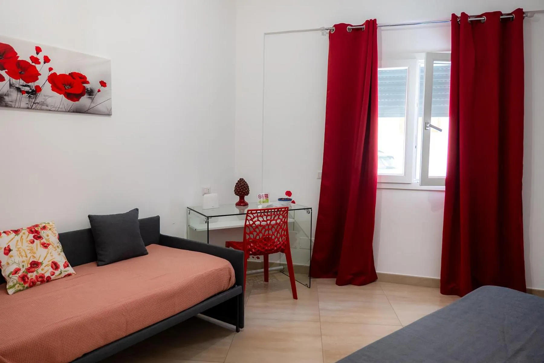 Photo of the whole room, Bed in La dimora dei ricci