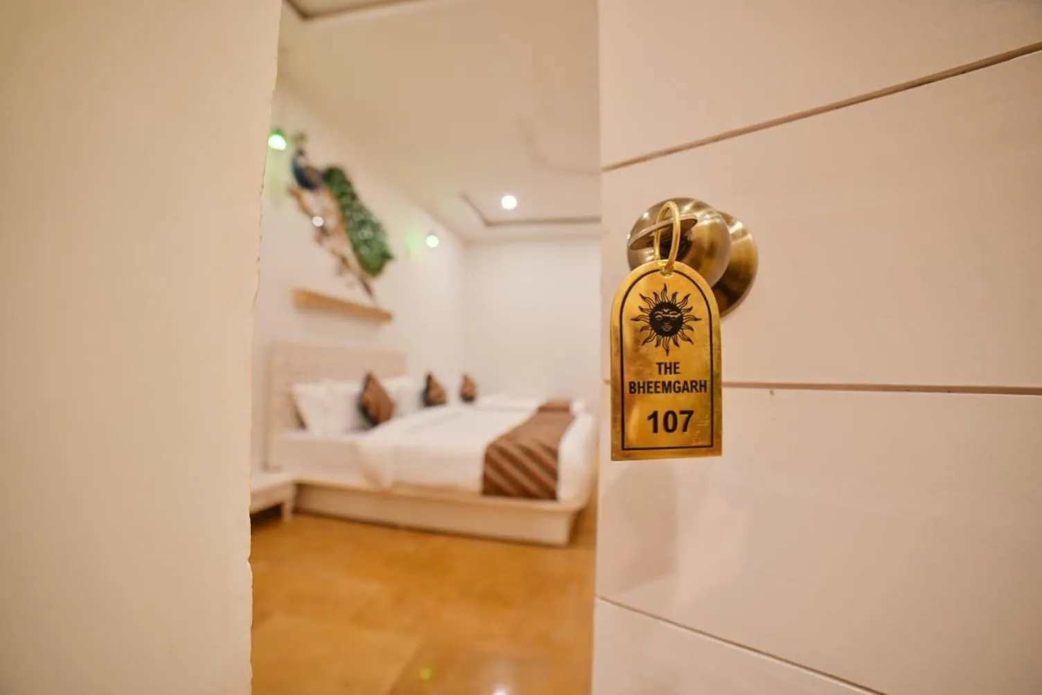 Bedroom, Bed in The Bheemgarh